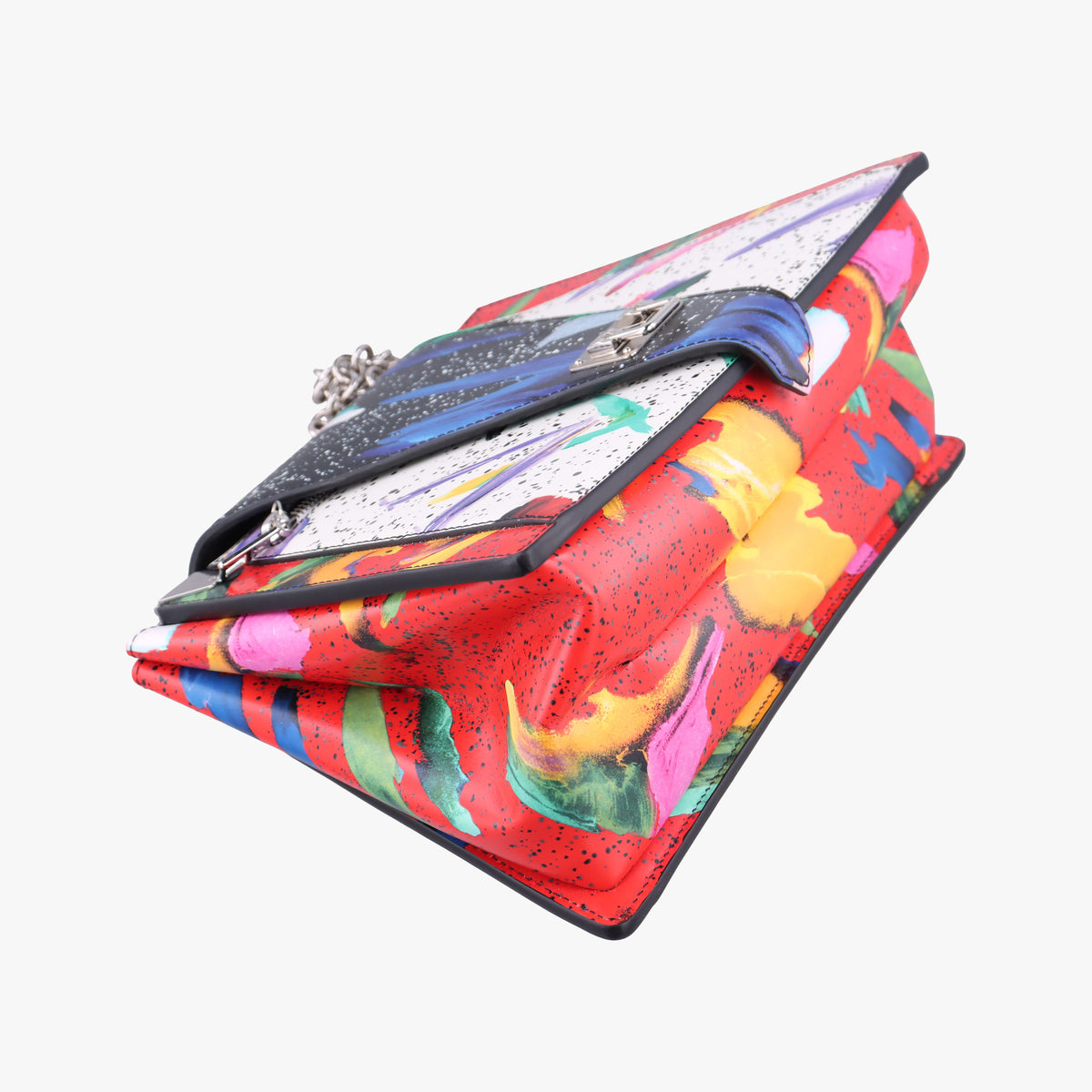 Secondhand Louis Vuitton Splash Print Trapeze Bag Multicolor Leather M53791 shoulderbag | stylenewstar