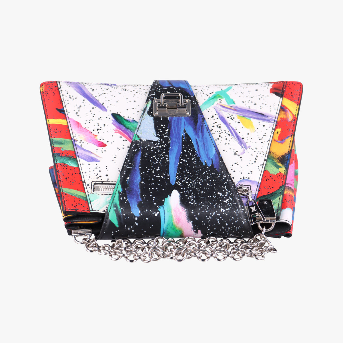 Secondhand Louis Vuitton Splash Print Trapeze Bag Multicolor Leather M53791 shoulderbag | stylenewstar