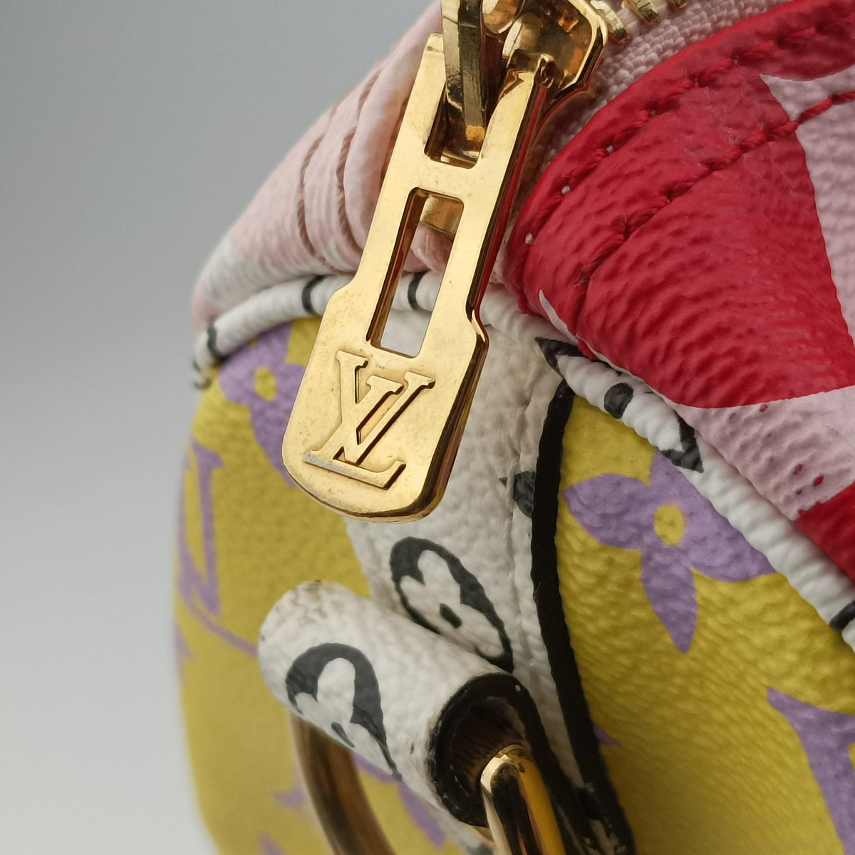 Pre-owned Louis Vuitton Speedy Bandouliere30 ROUGE×pink Monogram Giant M44573 shoulderbag | stylenewstar