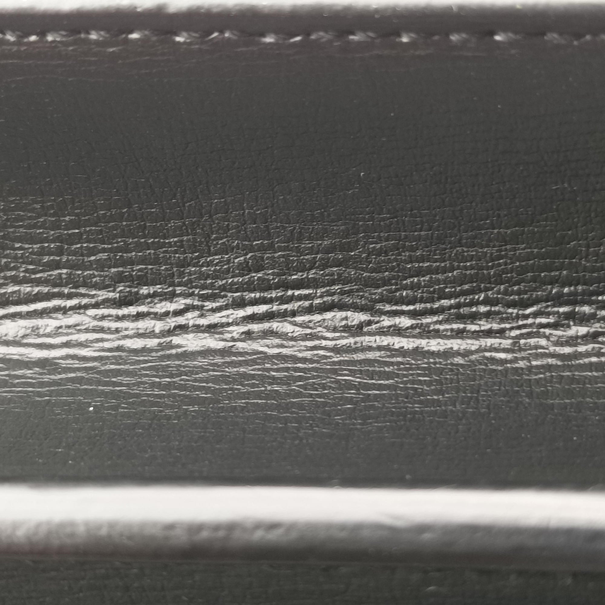 Pre-owned Yves Saint Laurent SUNSET Black Leather 442906 shoulderbag | stylenewstar