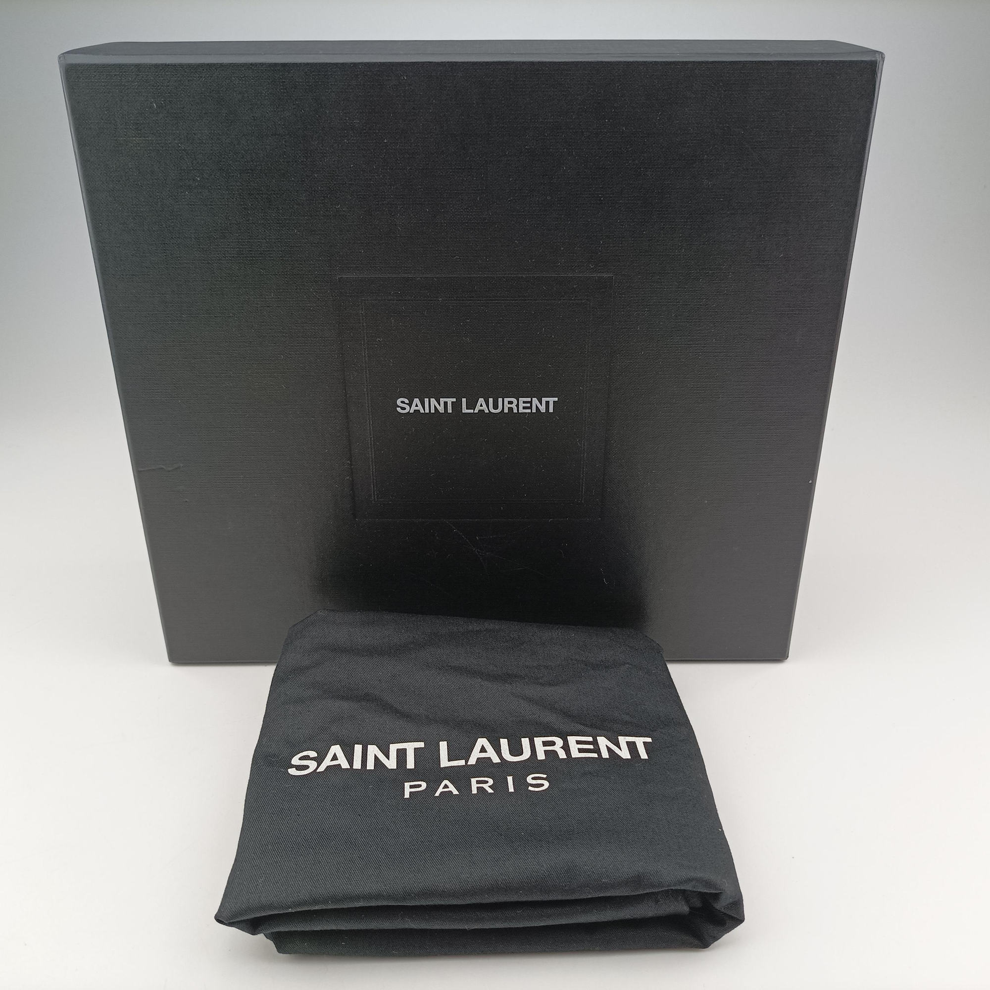 Pre-owned Yves Saint Laurent SUNSET Black Leather 442906 shoulderbag | stylenewstar