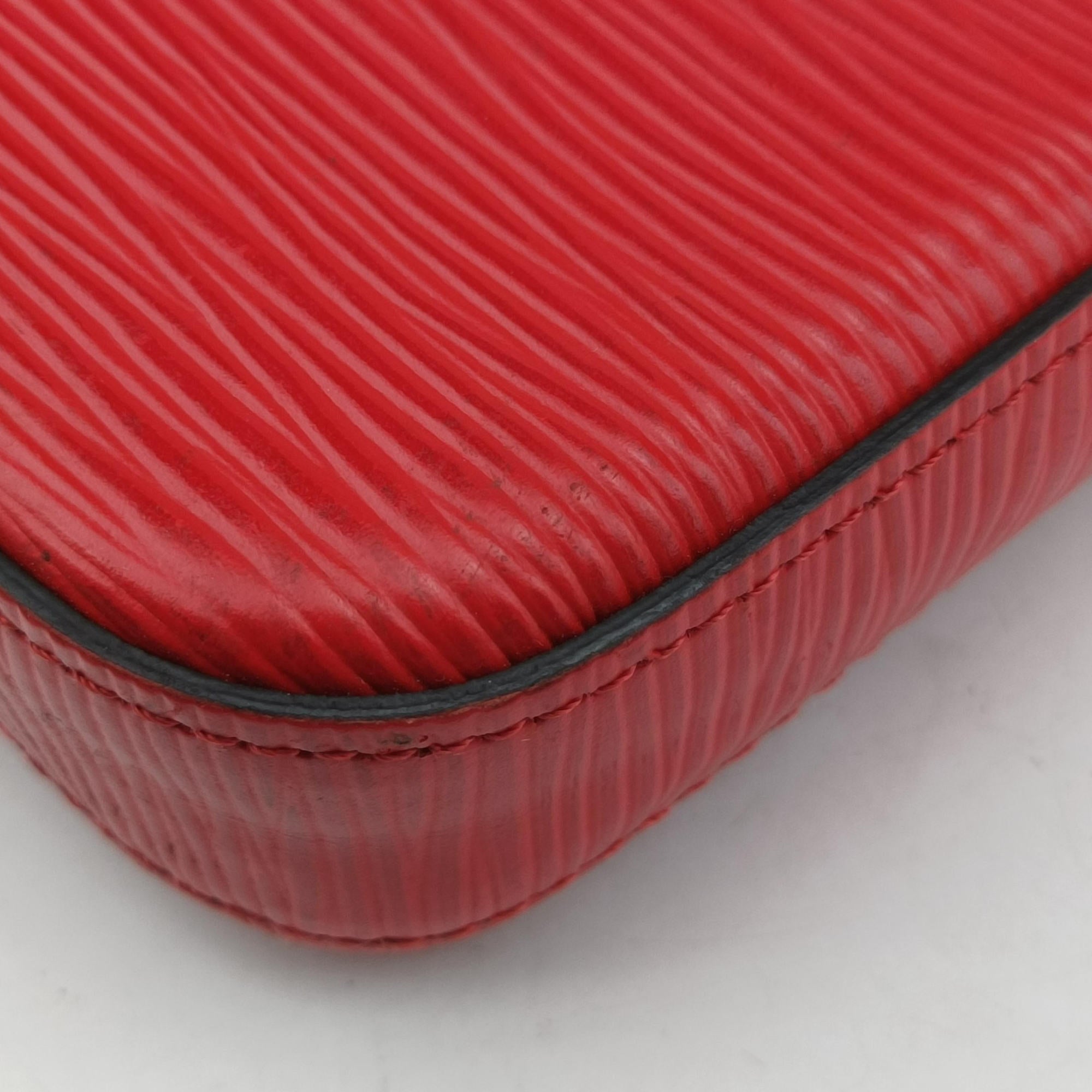Pre-owned Louis Vuitton Pochette Felice COQUELICOT Epi M41559 shoulderbag | stylenewstar