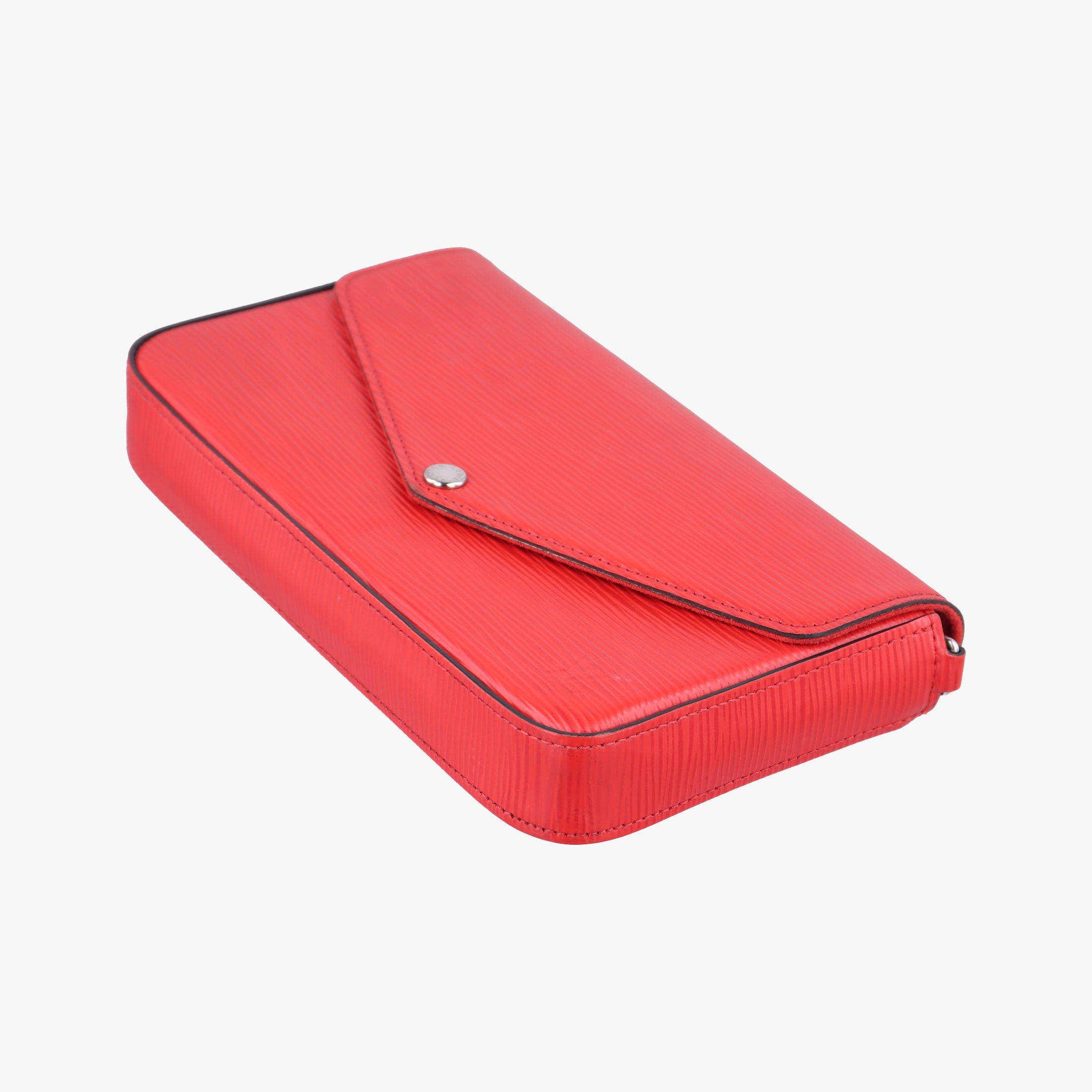Pre-owned Louis Vuitton Pochette Felice COQUELICOT Epi M41559 shoulderbag | stylenewstar