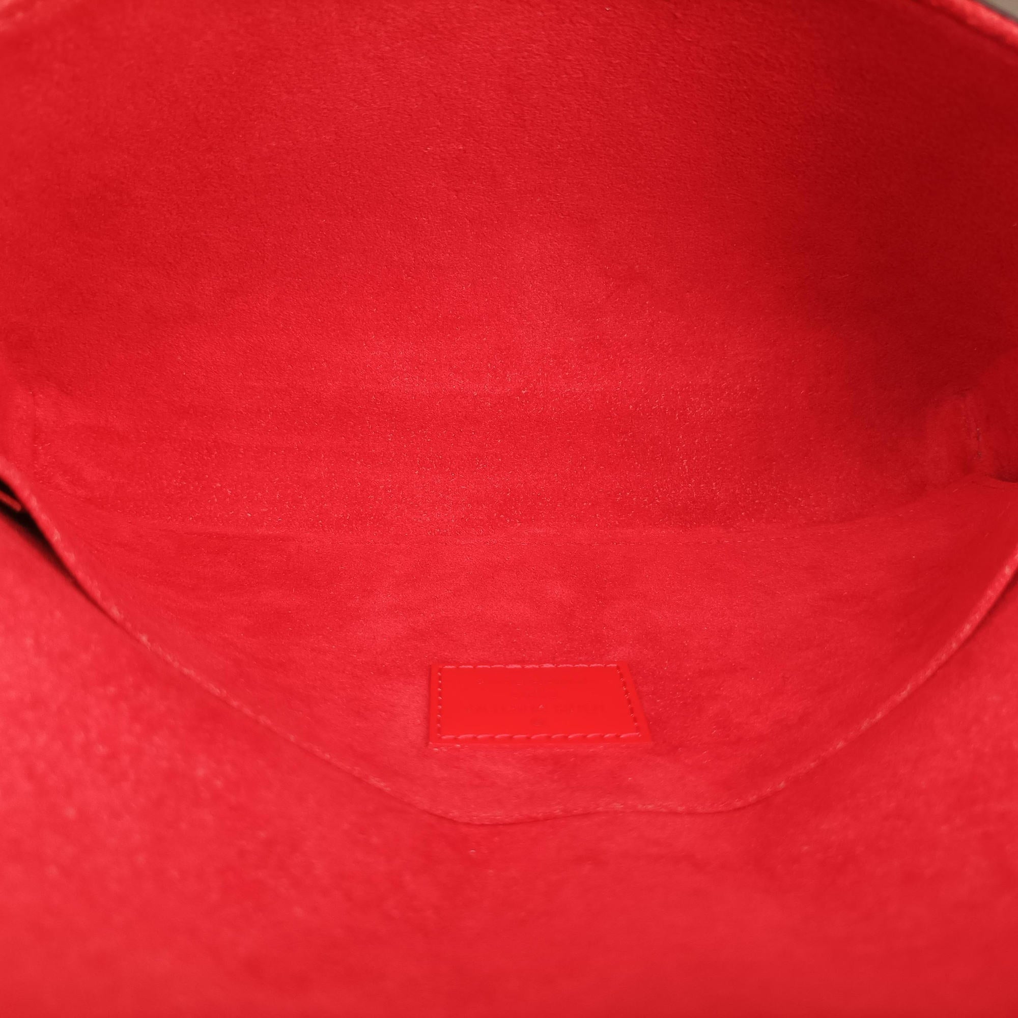 Pre-owned Louis Vuitton Pochette Felice COQUELICOT Epi M41559 shoulderbag | stylenewstar