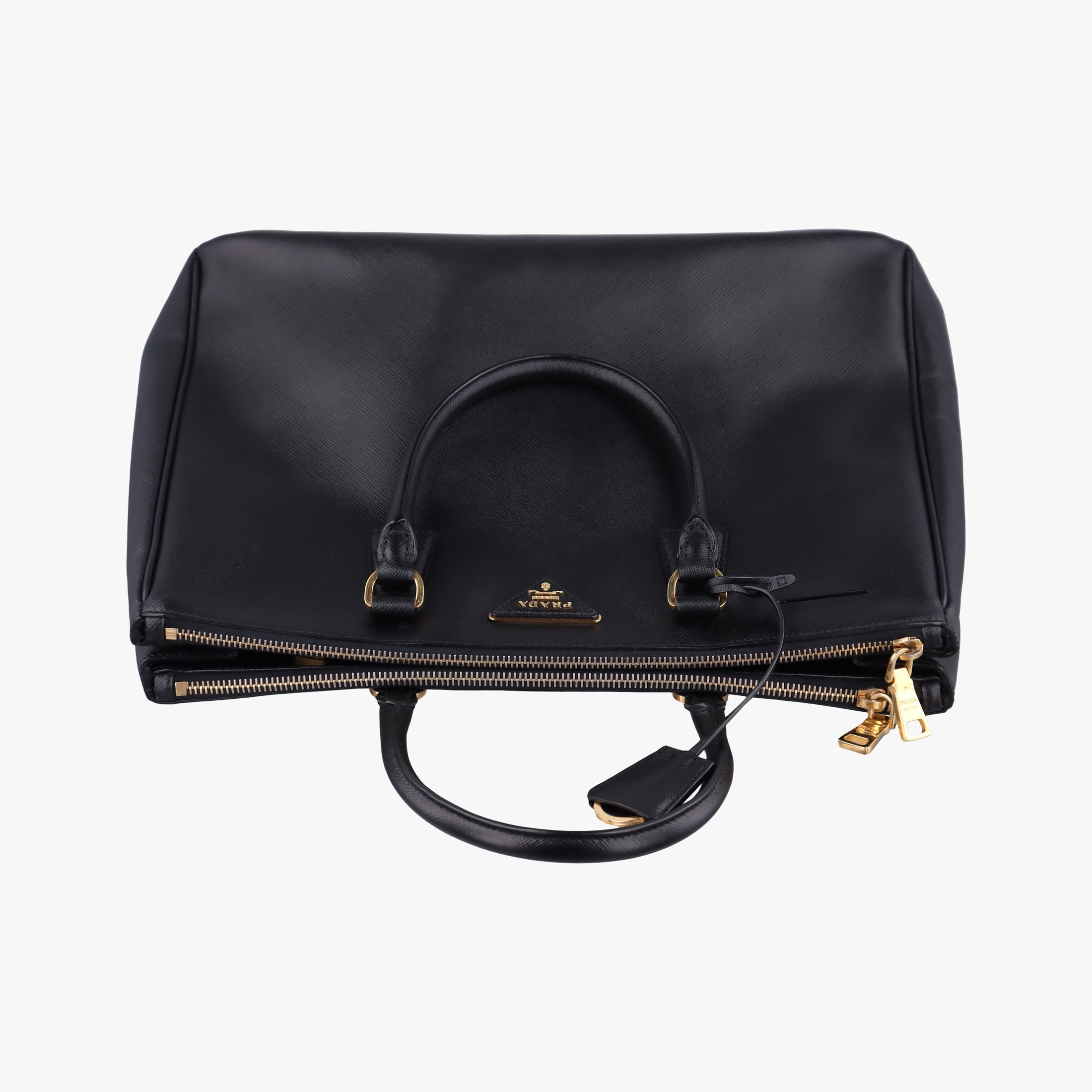 Vintage Prada Galleria Black SAFFIANO Leather BN2274 handbag | stylenewstar
