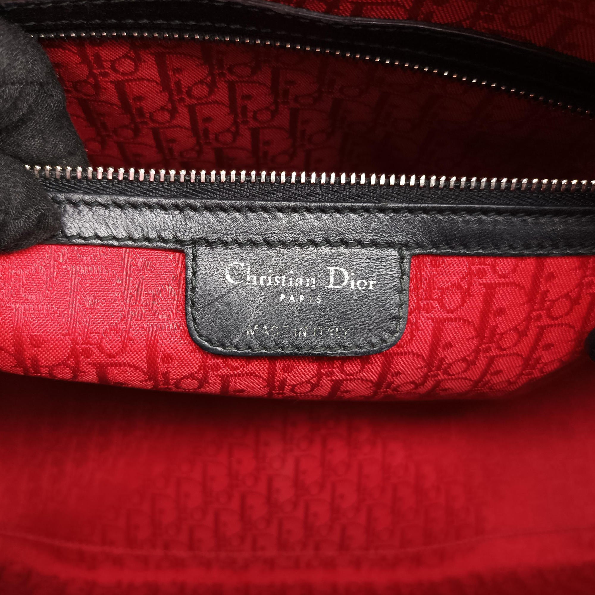Secondhand Christian Dior Lady Dior Black lambskin  shoulderbag | stylenewstar