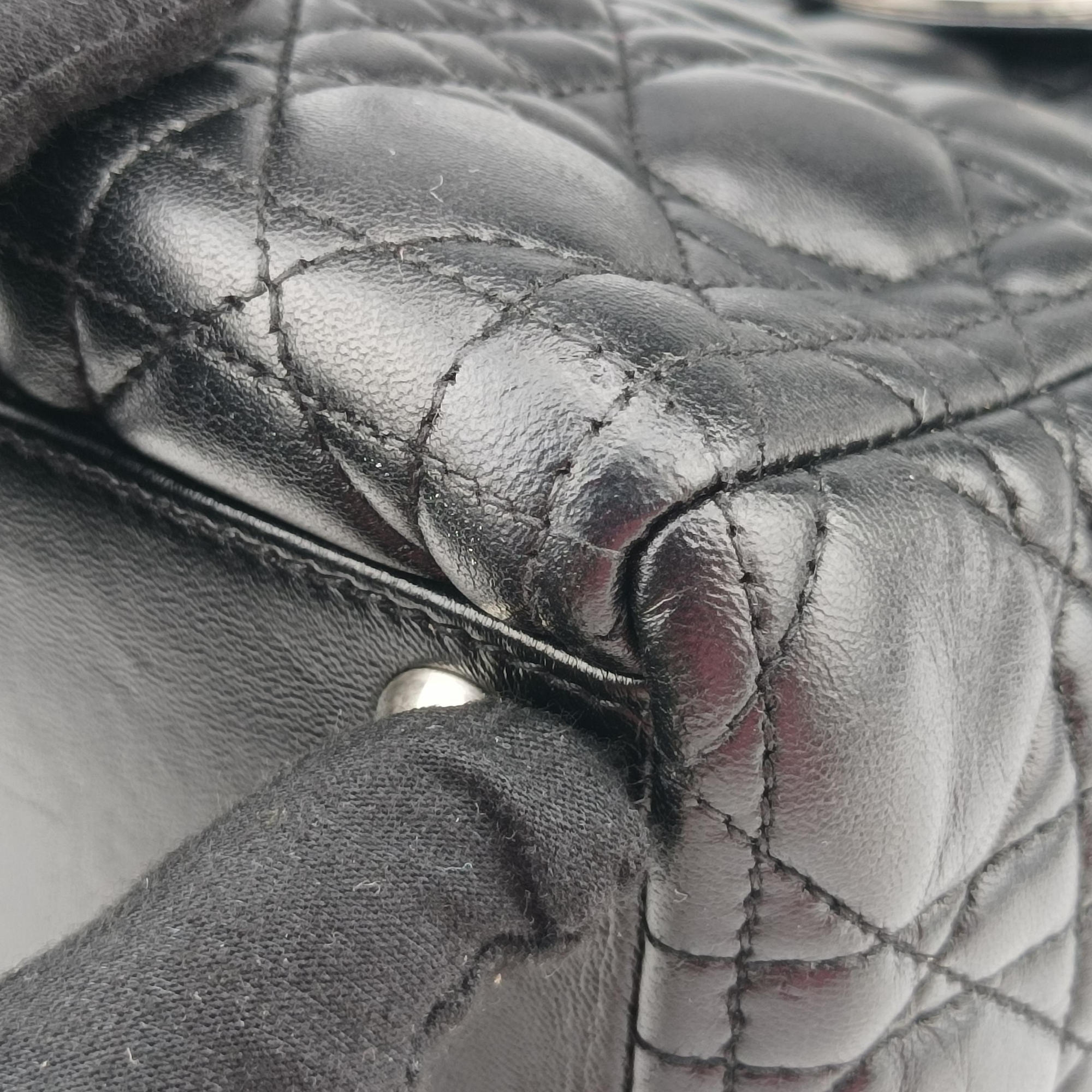 Secondhand Christian Dior Lady Dior Black lambskin  shoulderbag | stylenewstar