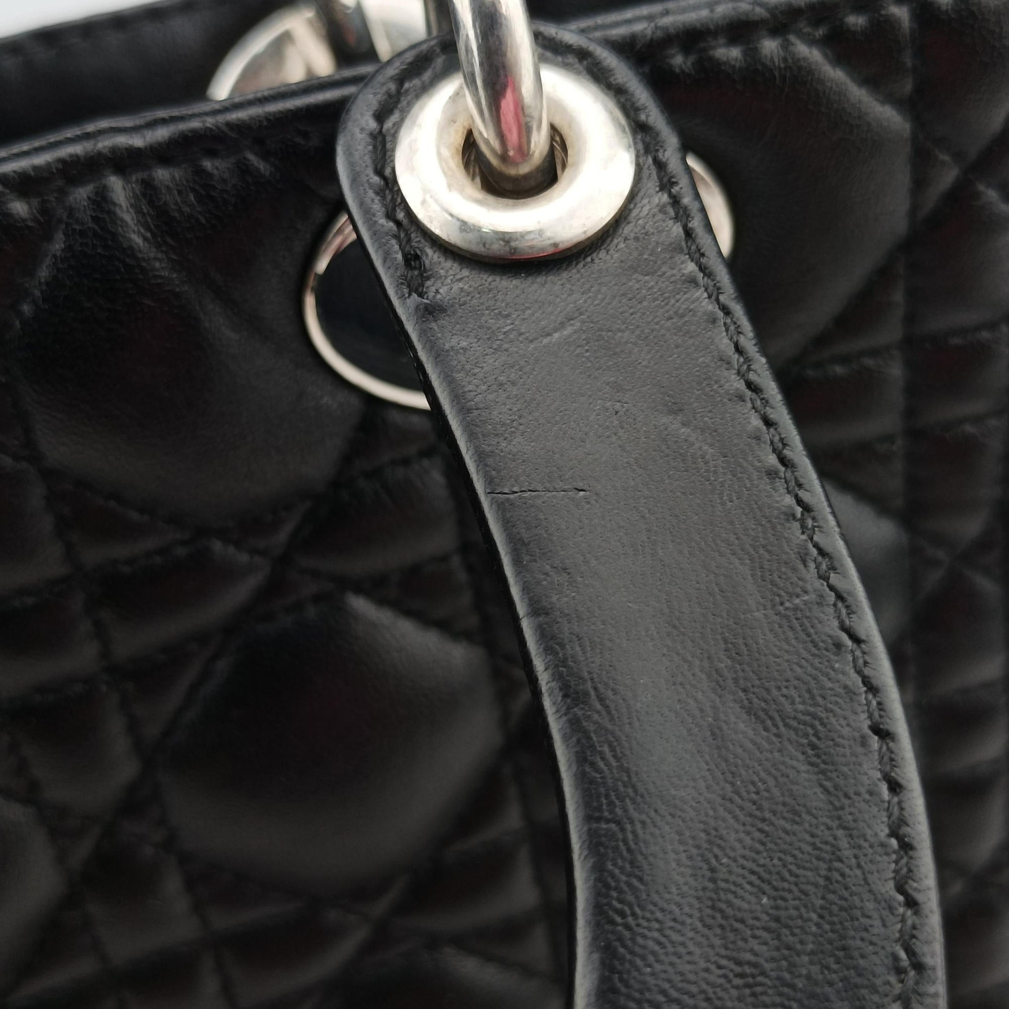 Secondhand Christian Dior Lady Dior Black lambskin  shoulderbag | stylenewstar
