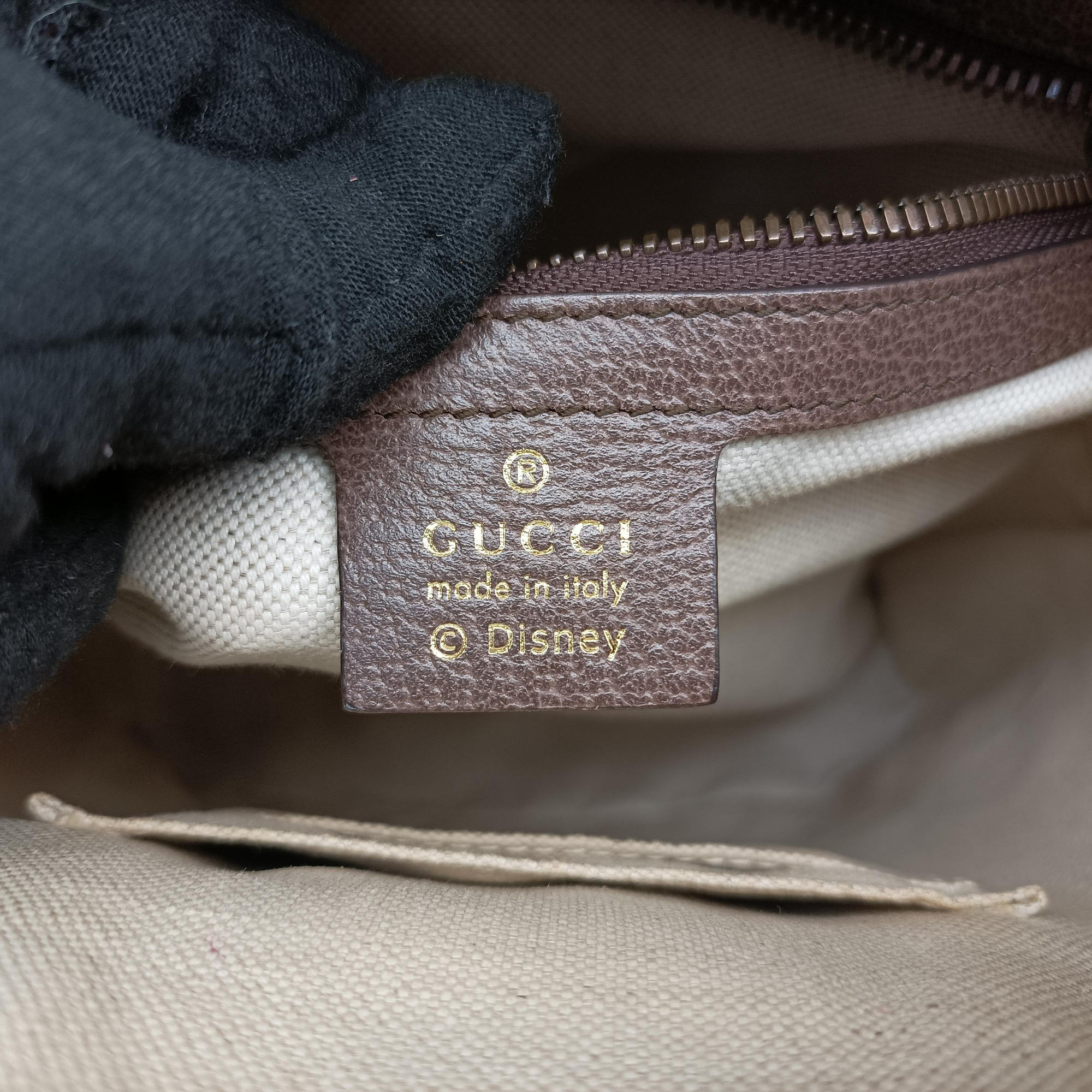 Vintage Gucci The Three Little Pigs Brown×Multicolour PVC coated canvas 552884 backpack/rucksack | stylenewstar