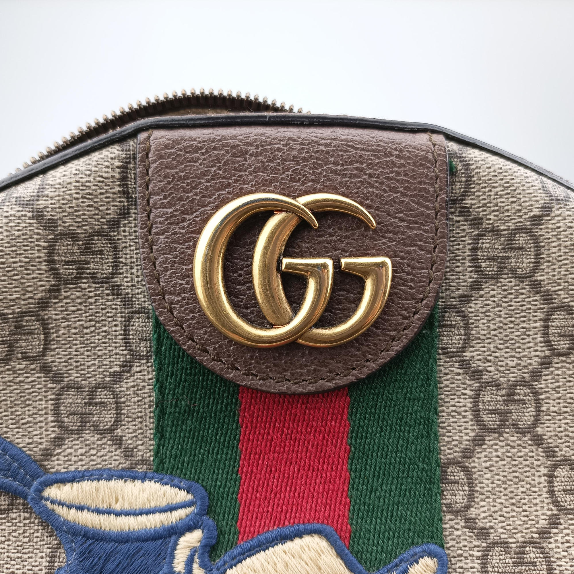 Vintage Gucci The Three Little Pigs Brown×Multicolour PVC coated canvas 552884 backpack/rucksack | stylenewstar