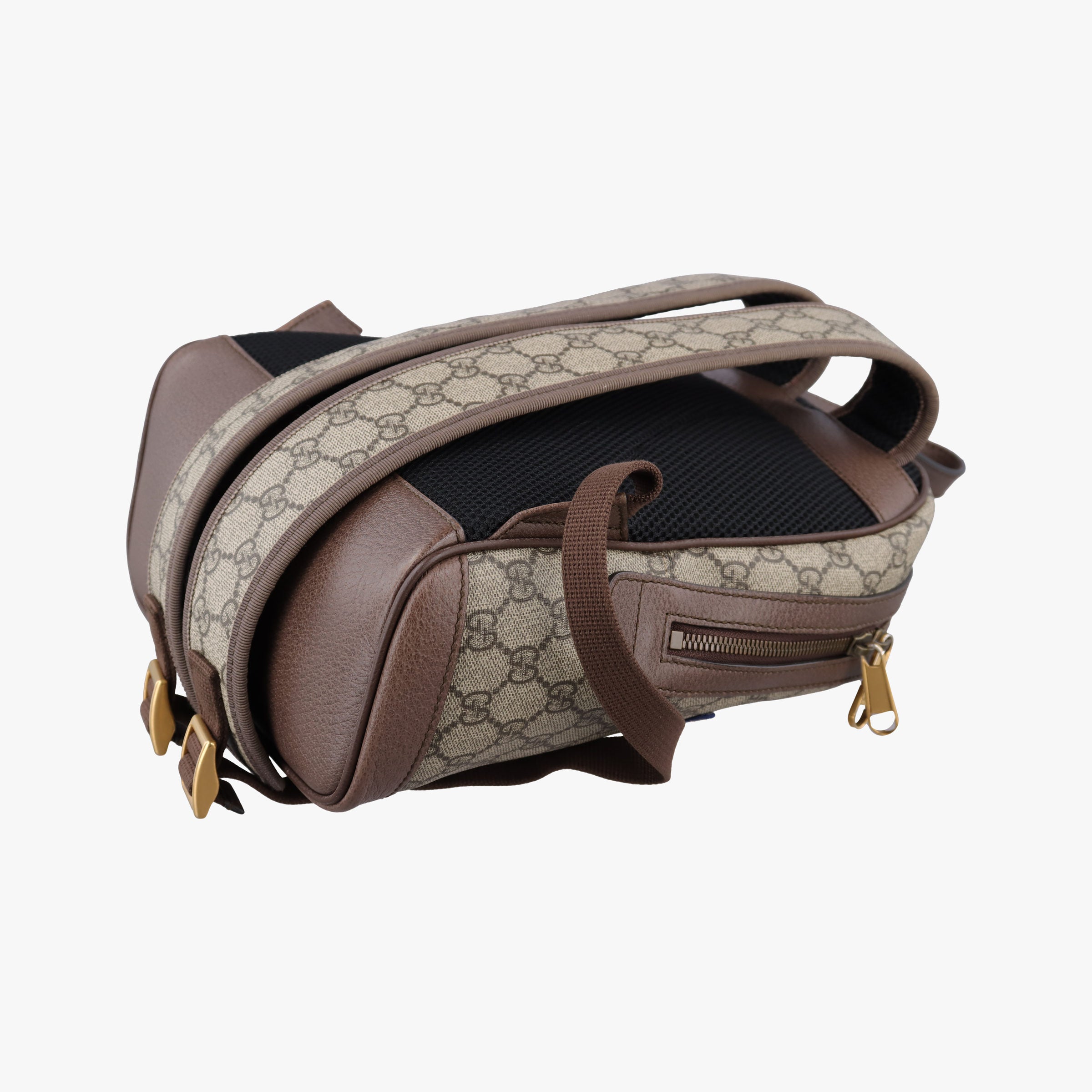 Vintage Gucci The Three Little Pigs Brown×Multicolour PVC coated canvas 552884 backpack/rucksack | stylenewstar