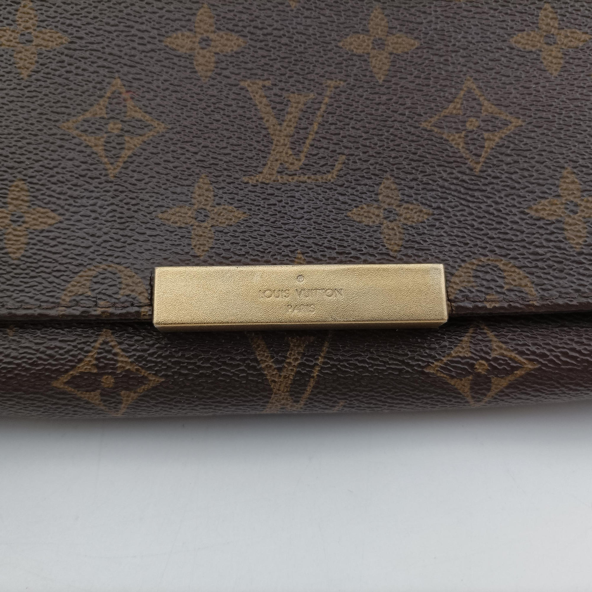 Pre-owned Louis Vuitton FAVORITE PM brown Monogram Canvas M40717 shoulderbag | stylenewstar