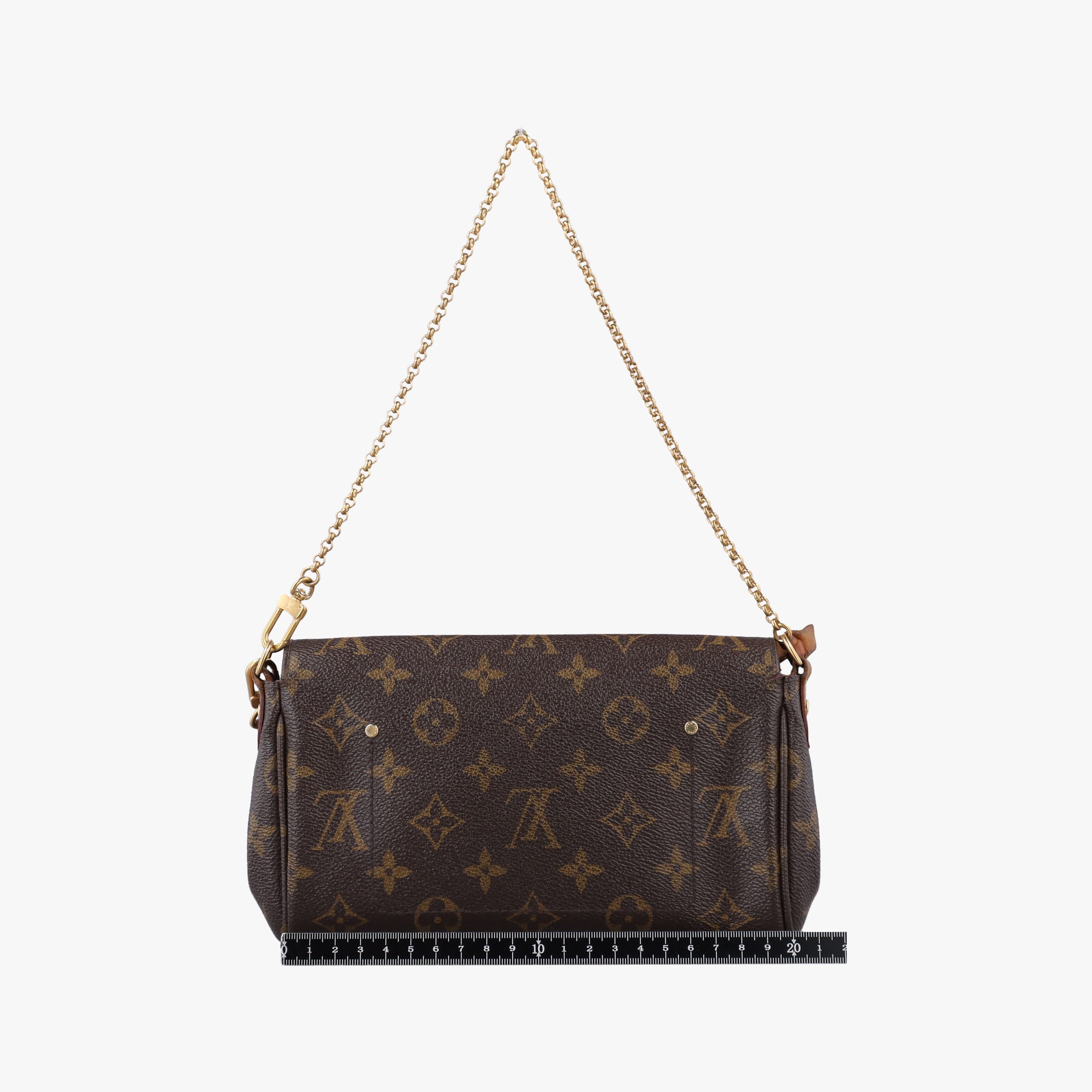 Pre-owned Louis Vuitton FAVORITE PM brown Monogram Canvas M40717 shoulderbag | stylenewstar