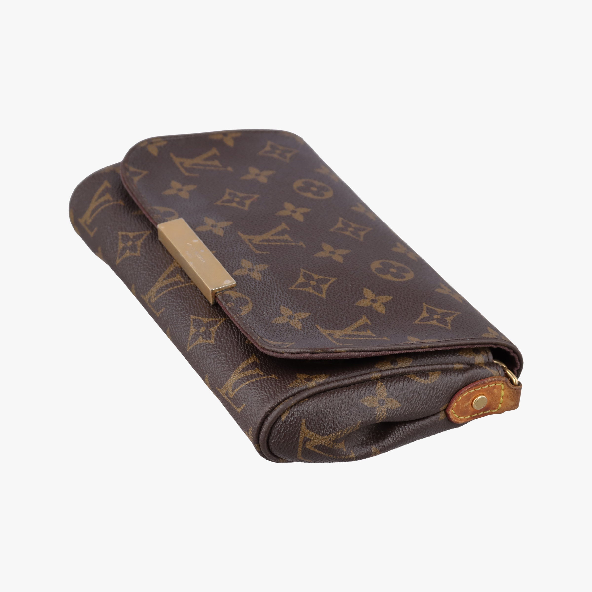 Pre-owned Louis Vuitton FAVORITE PM brown Monogram Canvas M40717 shoulderbag | stylenewstar