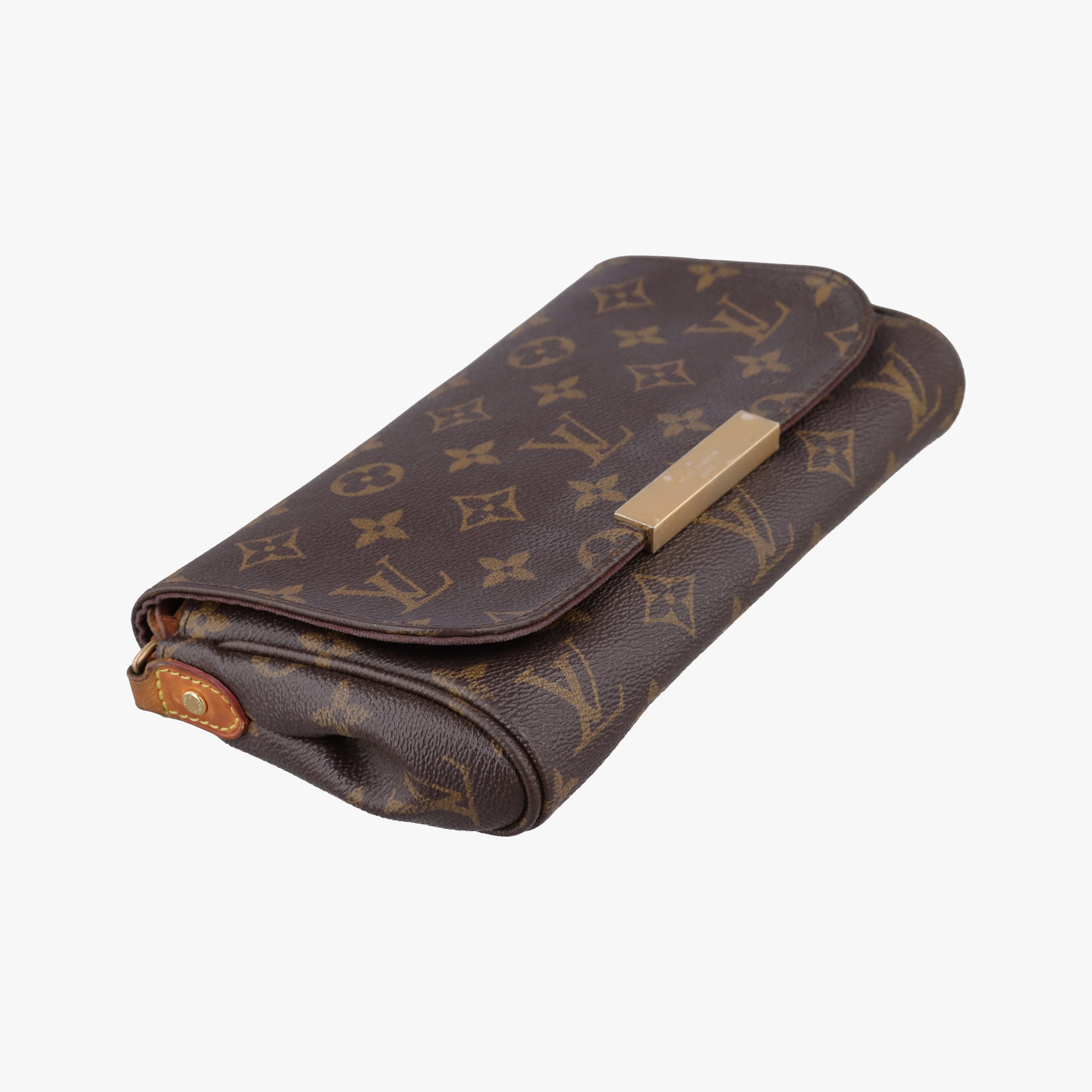 Pre-owned Louis Vuitton FAVORITE PM brown Monogram Canvas M40717 shoulderbag | stylenewstar