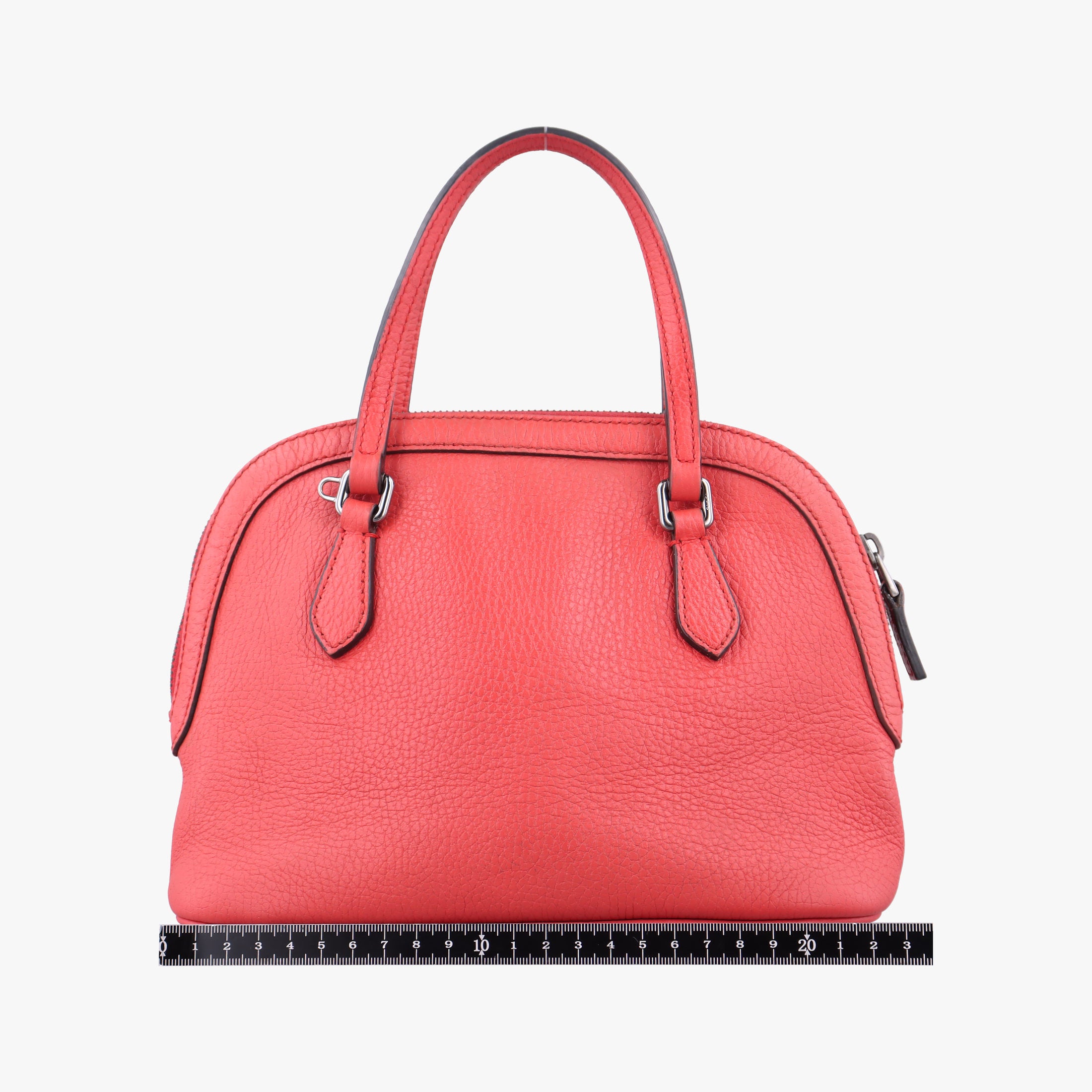 Pre-owned Gucci Microguccissima dome Red Leather 341504 shoulderbag | stylenewstar