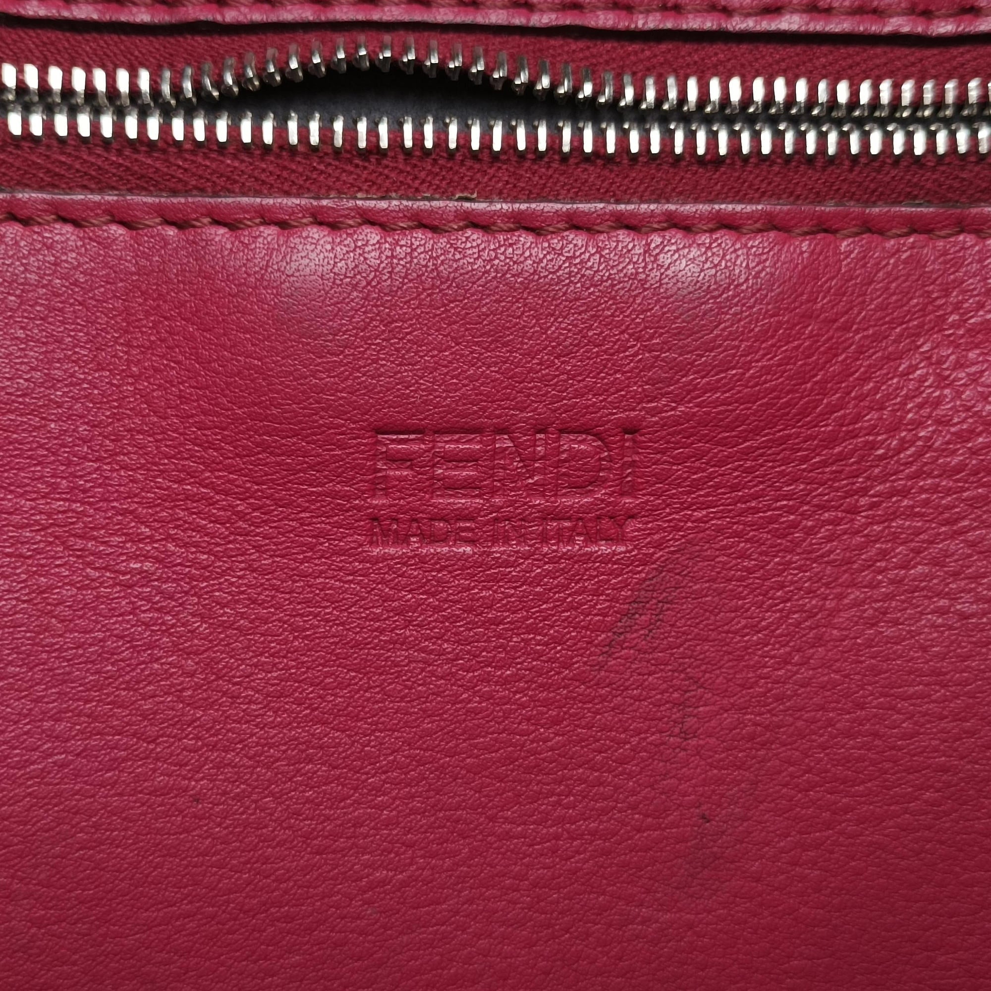 Pre-owned Fendi All in tote Rose Leather 8BH260 handbag | stylenewstar
