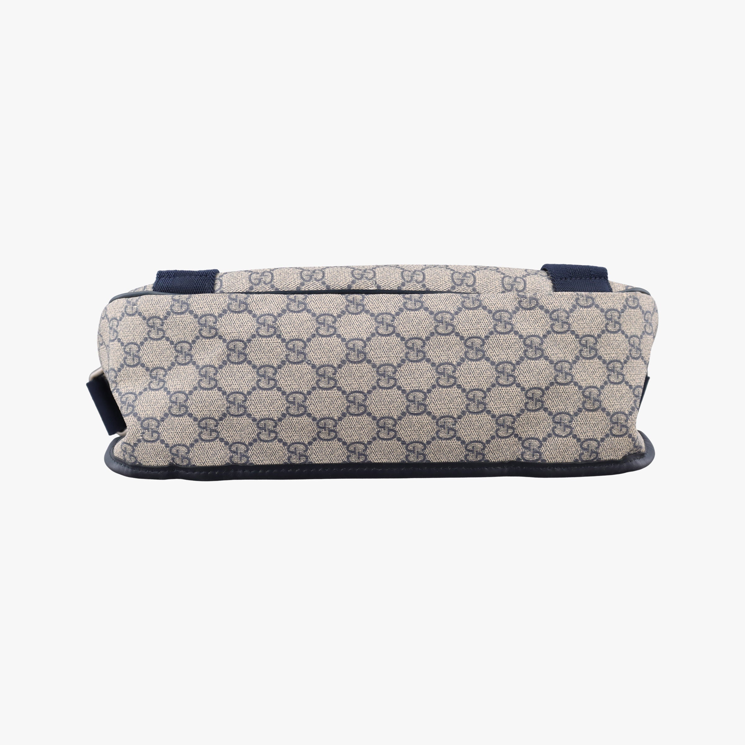 Secondhand Gucci GG Plus Messenger Beige×navy PVC coated canvas×Leather 201732 shoulderbag | stylenewstar