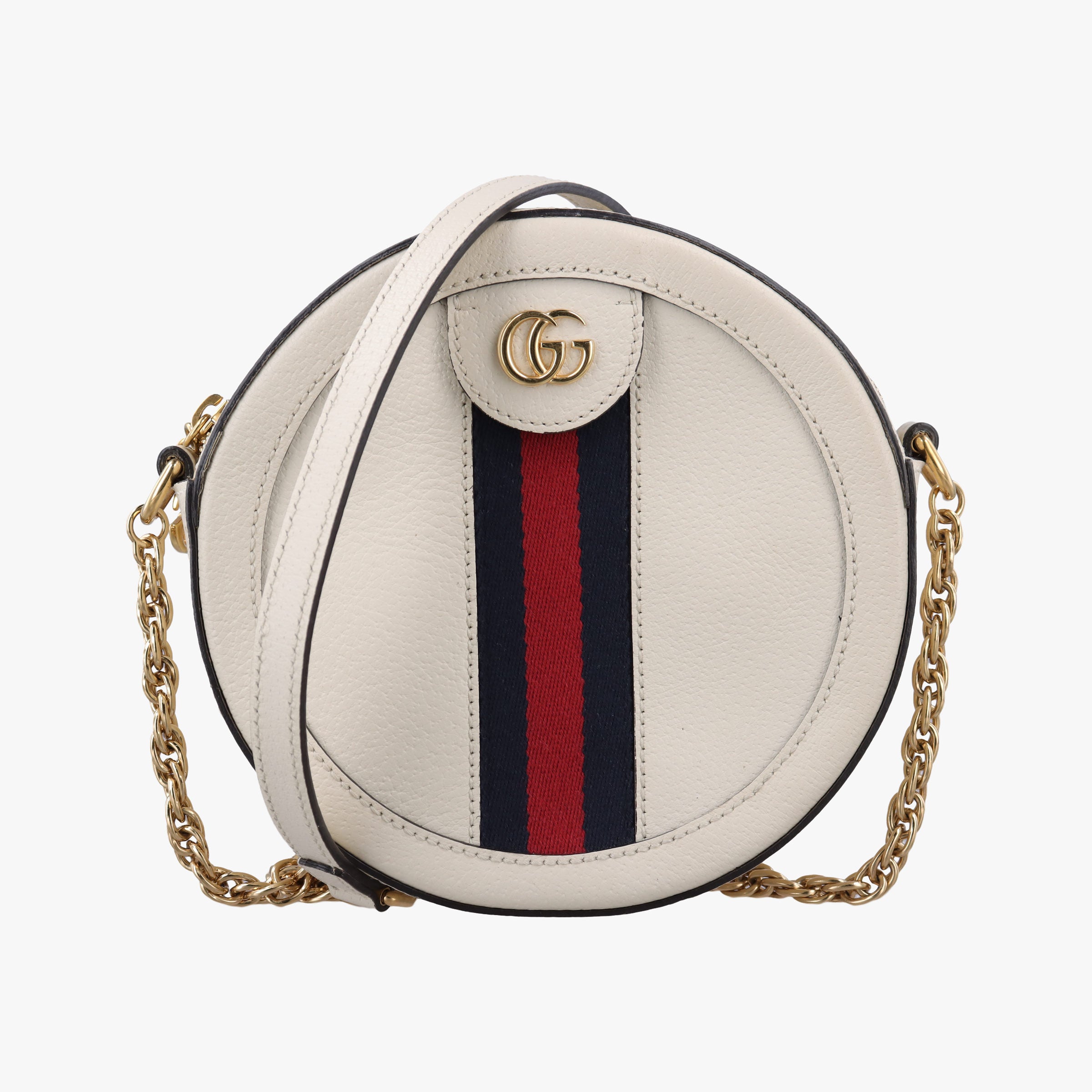 Secondhand Gucci Ophidia White Leather 550618 shoulderbag | stylenewstar