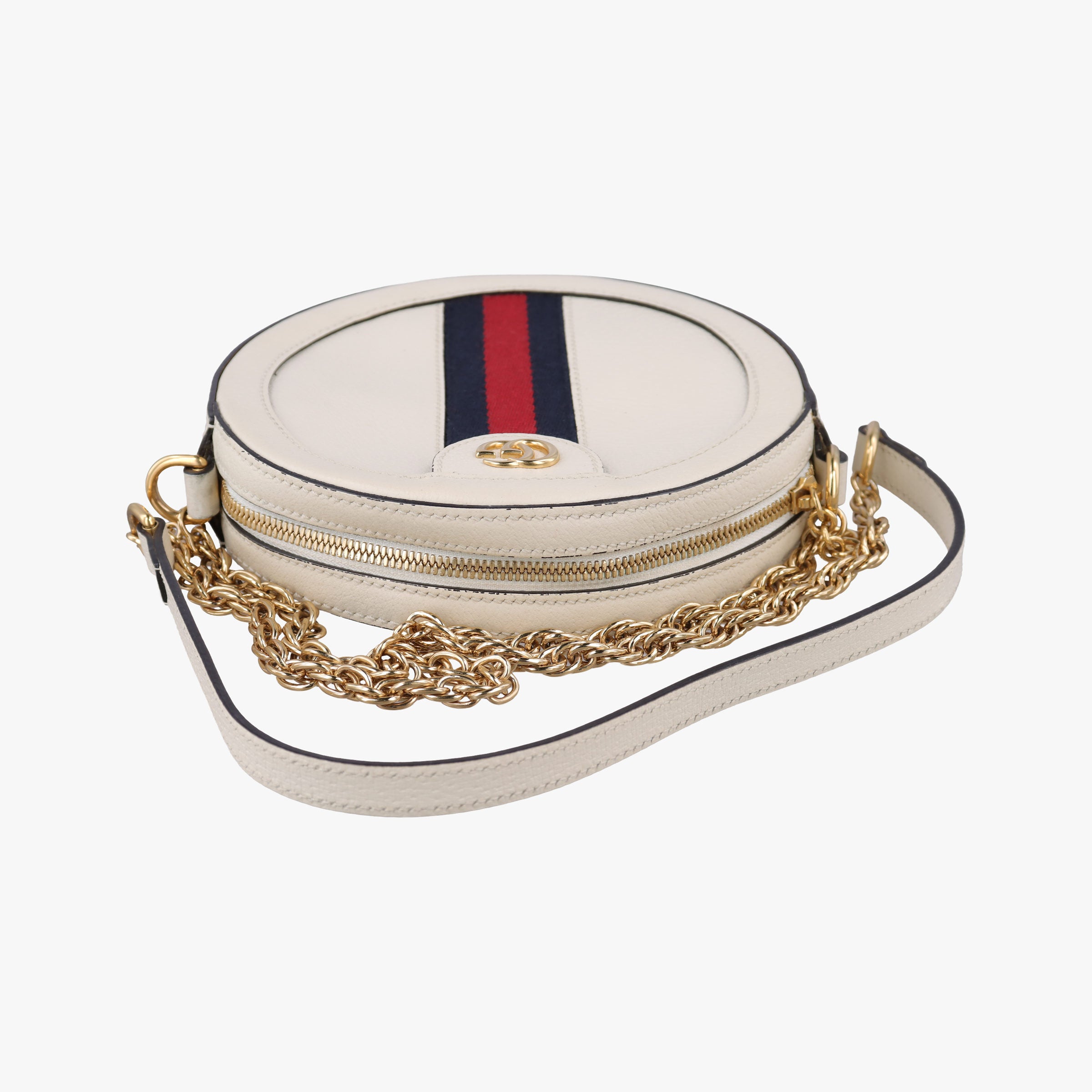 Secondhand Gucci Ophidia White Leather 550618 shoulderbag | stylenewstar