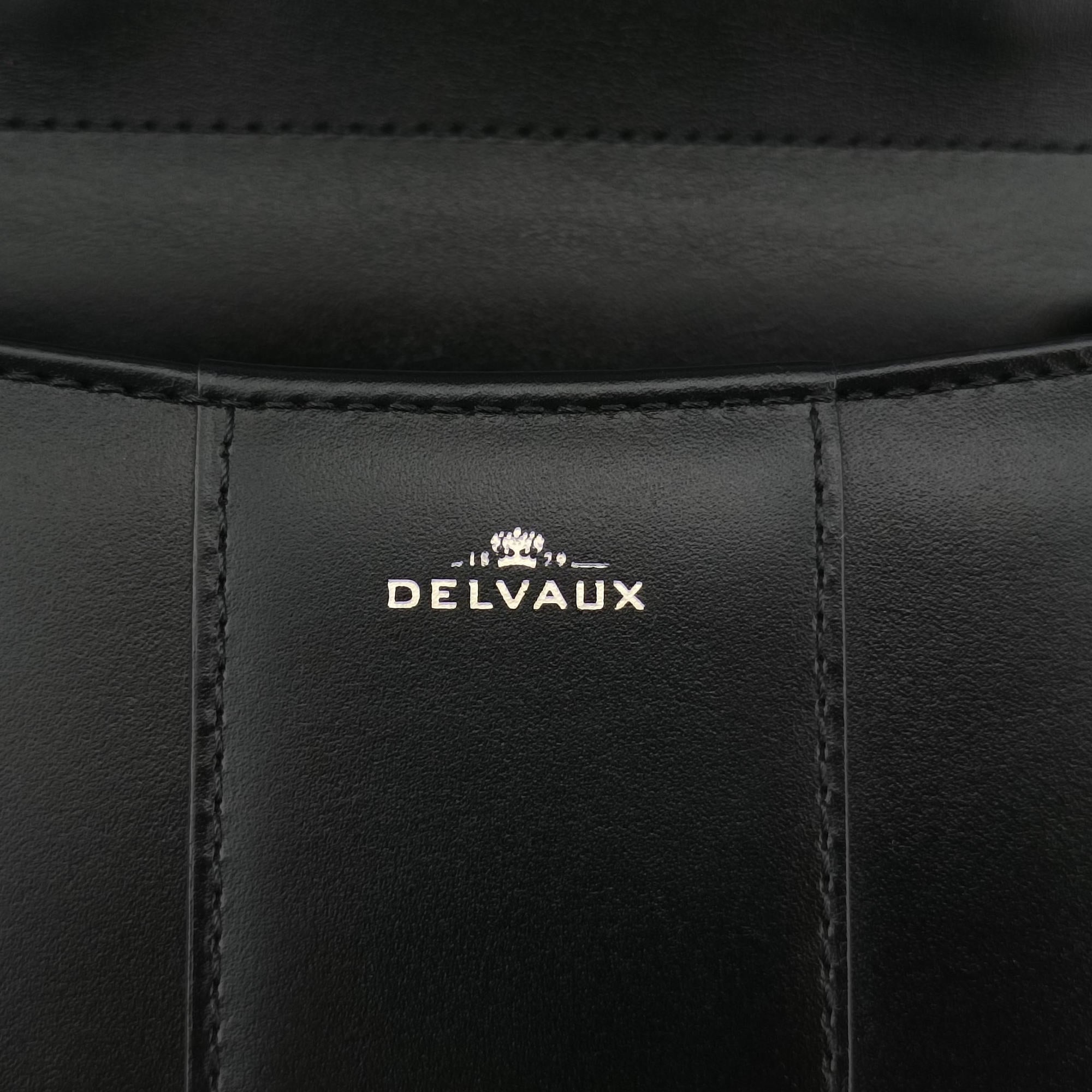 Pre-owned Delvaux Brillant Mini Black leather  handbag | stylenewstar