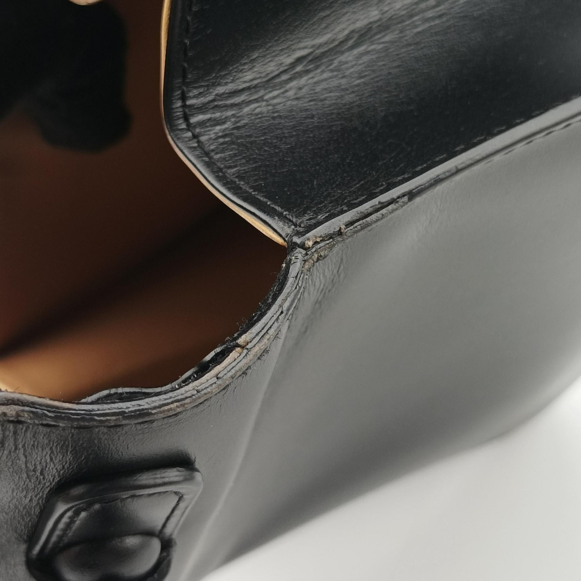 Pre-owned Delvaux Brillant Mini Black leather  handbag | stylenewstar
