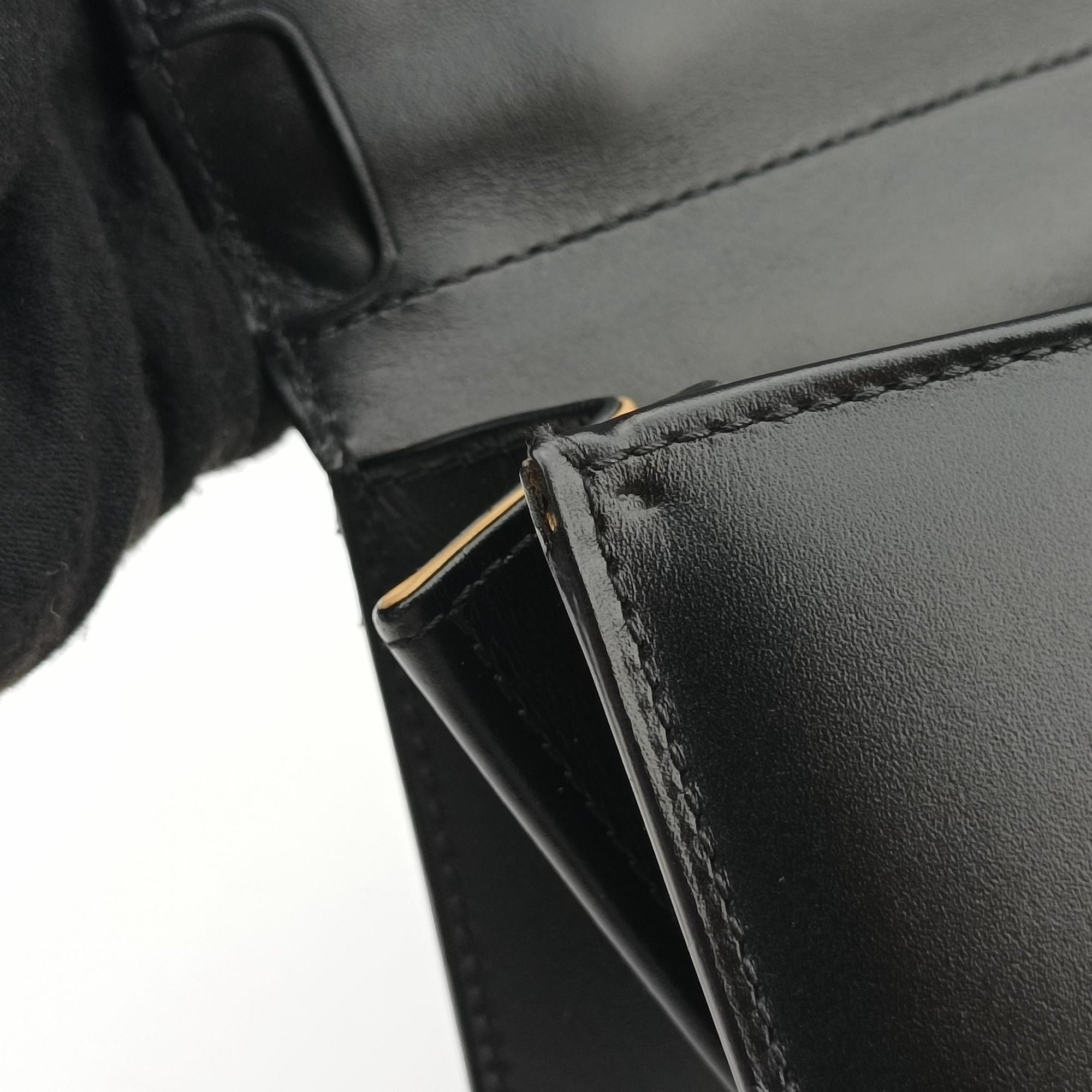 Pre-owned Delvaux Brillant Mini Black leather  handbag | stylenewstar