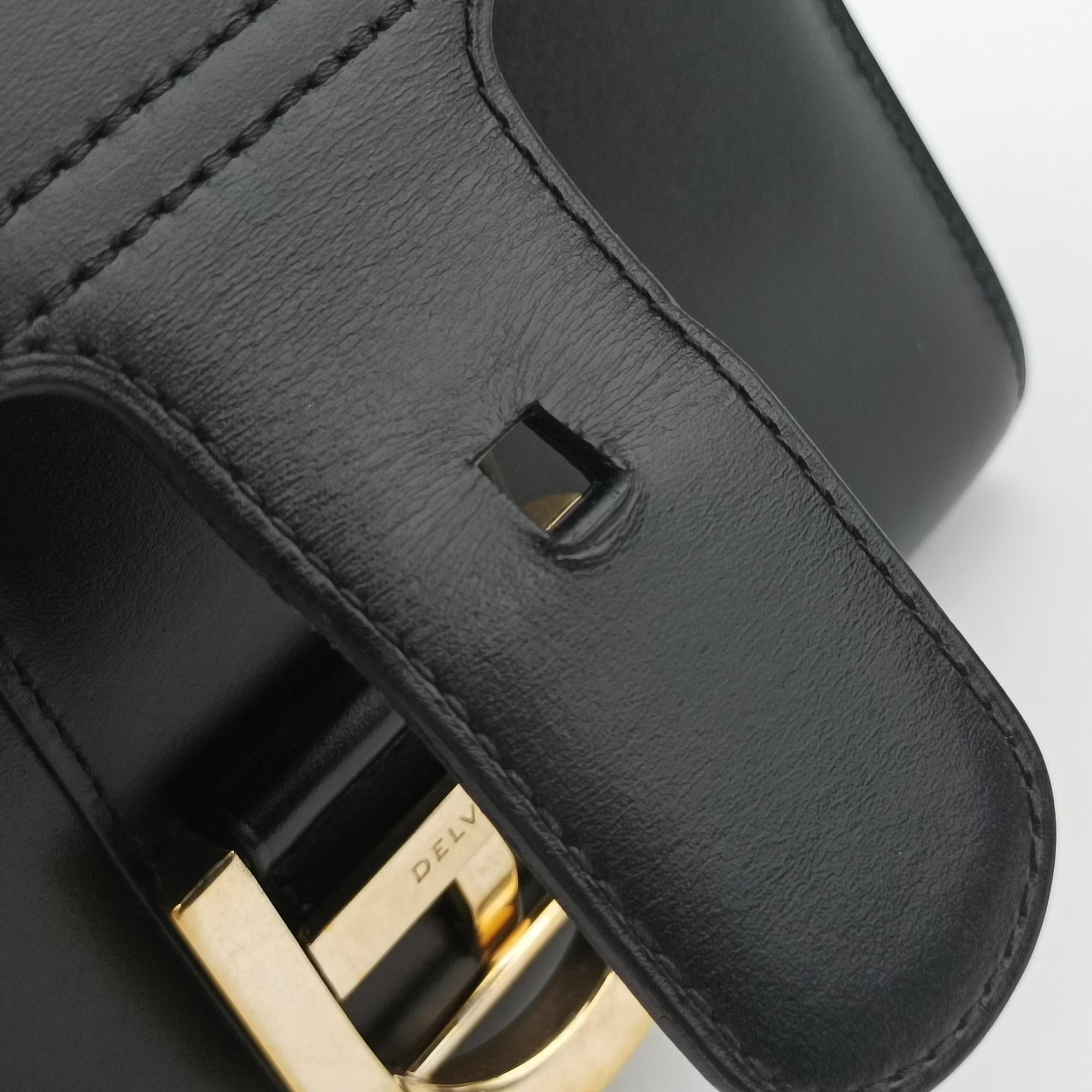 Pre-owned Delvaux Brillant Mini Black leather  handbag | stylenewstar