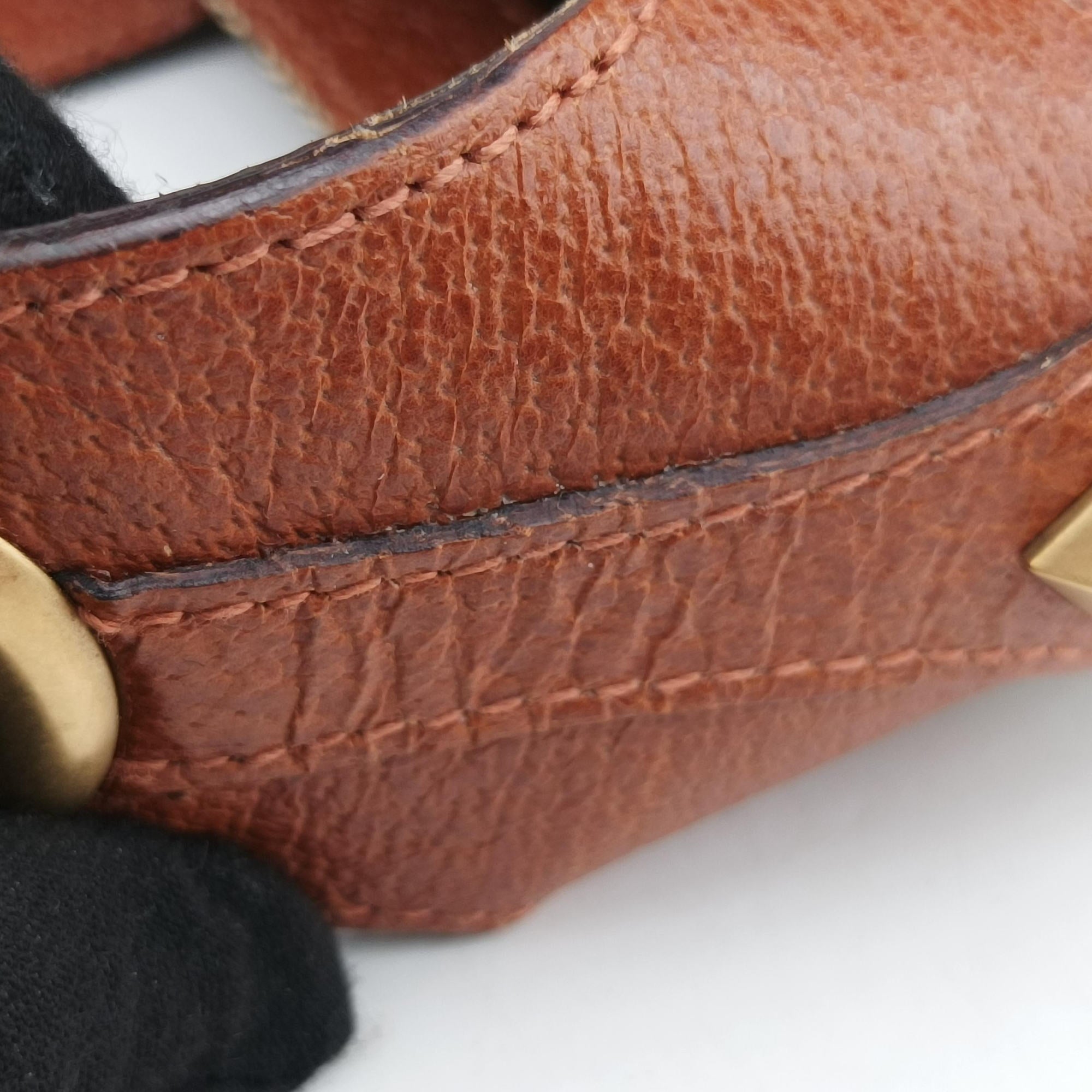 Vintage Gucci Piston Lock Jackie Hobo Brown canvas×leather 120885 handbag | stylenewstar