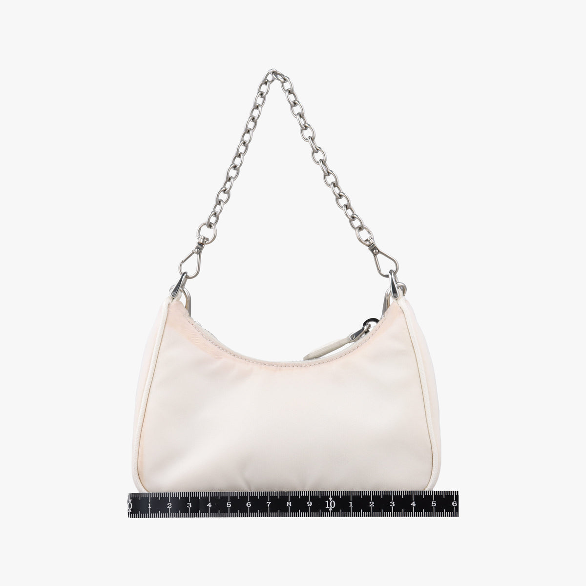 Secondhand Prada Re-Edition Nylon Mini White nylon 1TT122 shoulderbag | stylenewstar