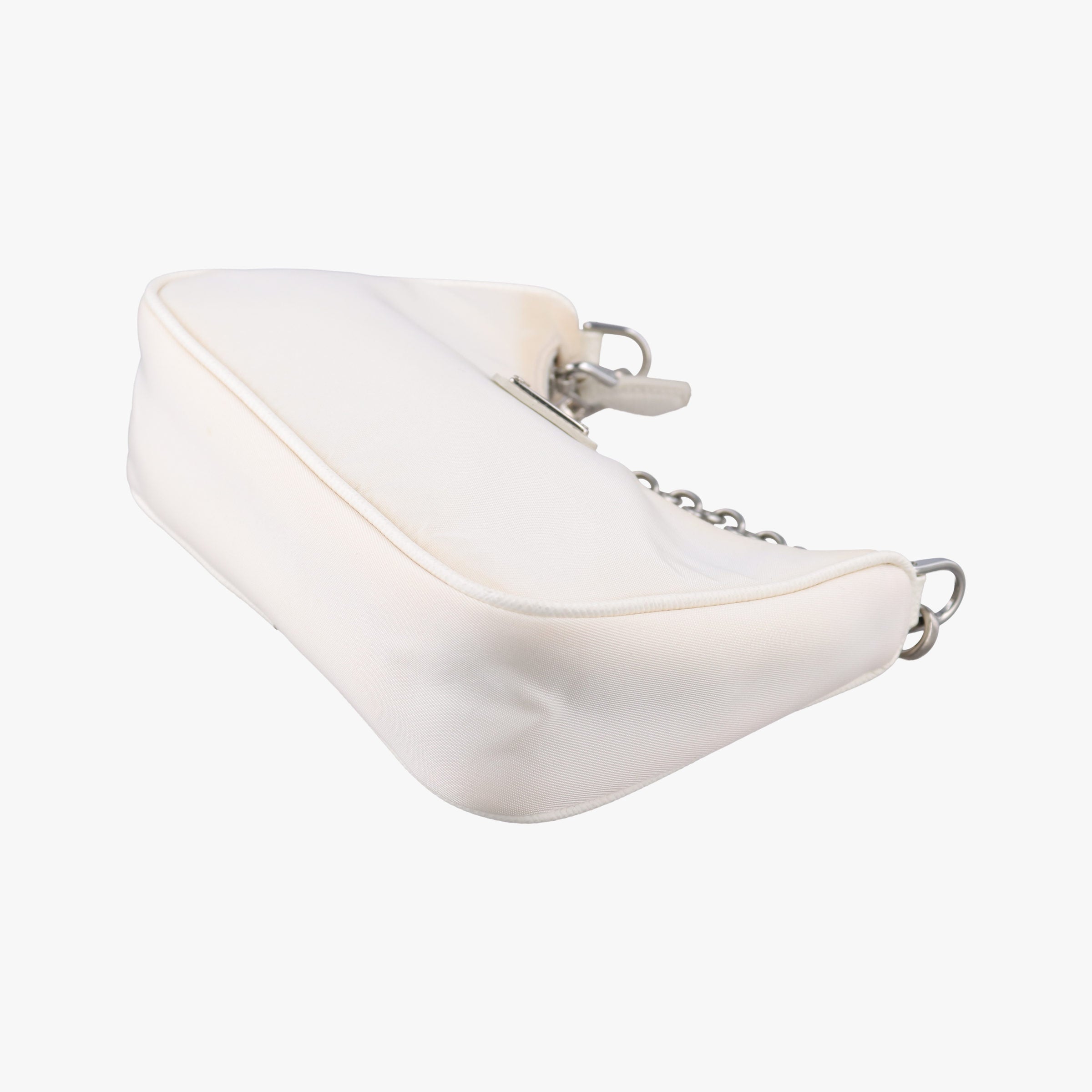 Secondhand Prada Re-Edition Nylon Mini White nylon 1TT122 shoulderbag | stylenewstar