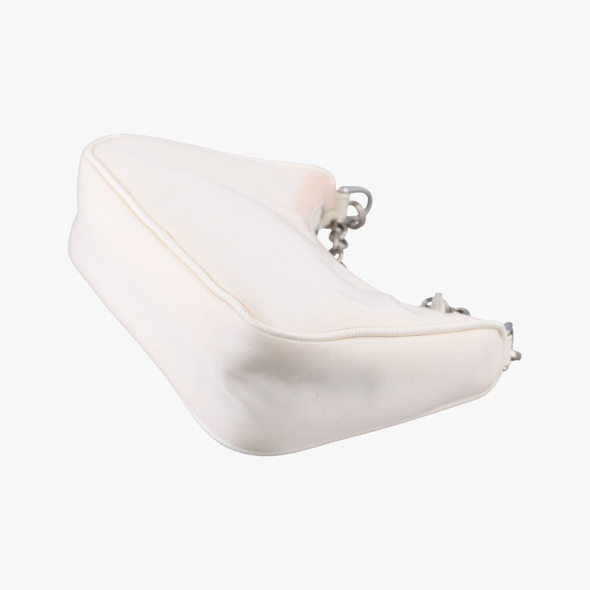Secondhand Prada Re-Edition Nylon Mini White nylon 1TT122 shoulderbag | stylenewstar