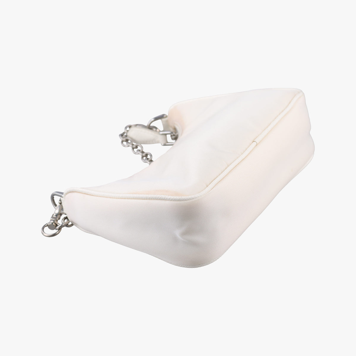 Secondhand Prada Re-Edition Nylon Mini White nylon 1TT122 shoulderbag | stylenewstar