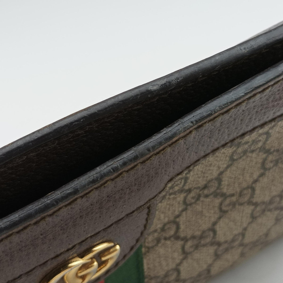 Vintage Gucci Ophidia Brown×Red×Green PVC coated canvas×Leather 503877 shoulderbag | stylenewstar