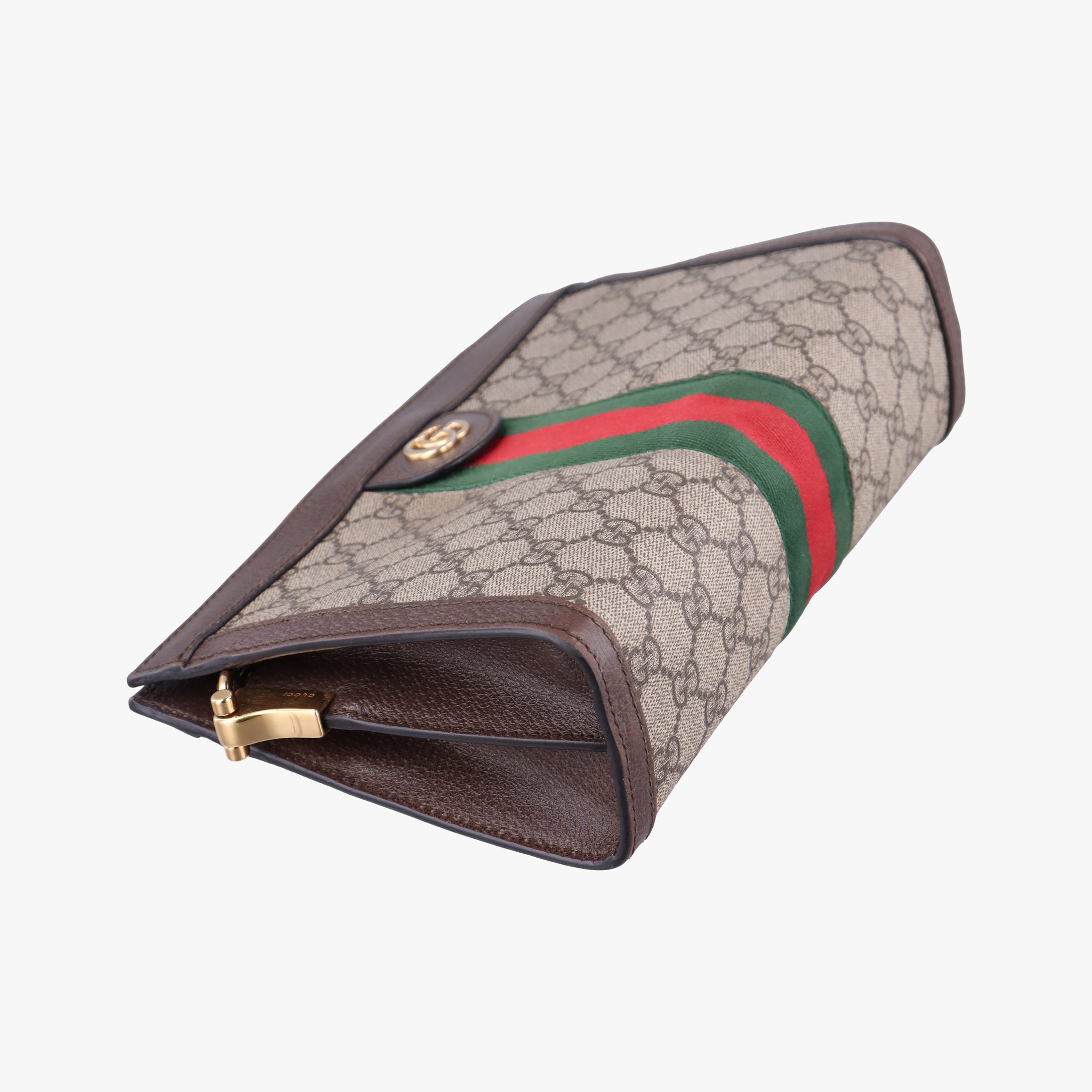 Vintage Gucci Ophidia Brown×Red×Green PVC coated canvas×Leather 503877 shoulderbag | stylenewstar