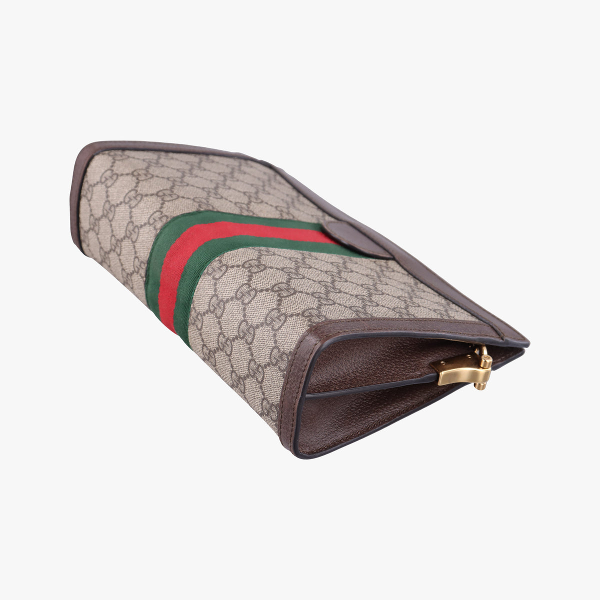 Vintage Gucci Ophidia Brown×Red×Green PVC coated canvas×Leather 503877 shoulderbag | stylenewstar