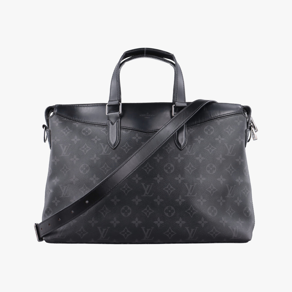 Secondhand Louis Vuitton Briefcase Explorer Noir Monogram Eclipse Canvas M40566 shoulderbag | stylenewstar