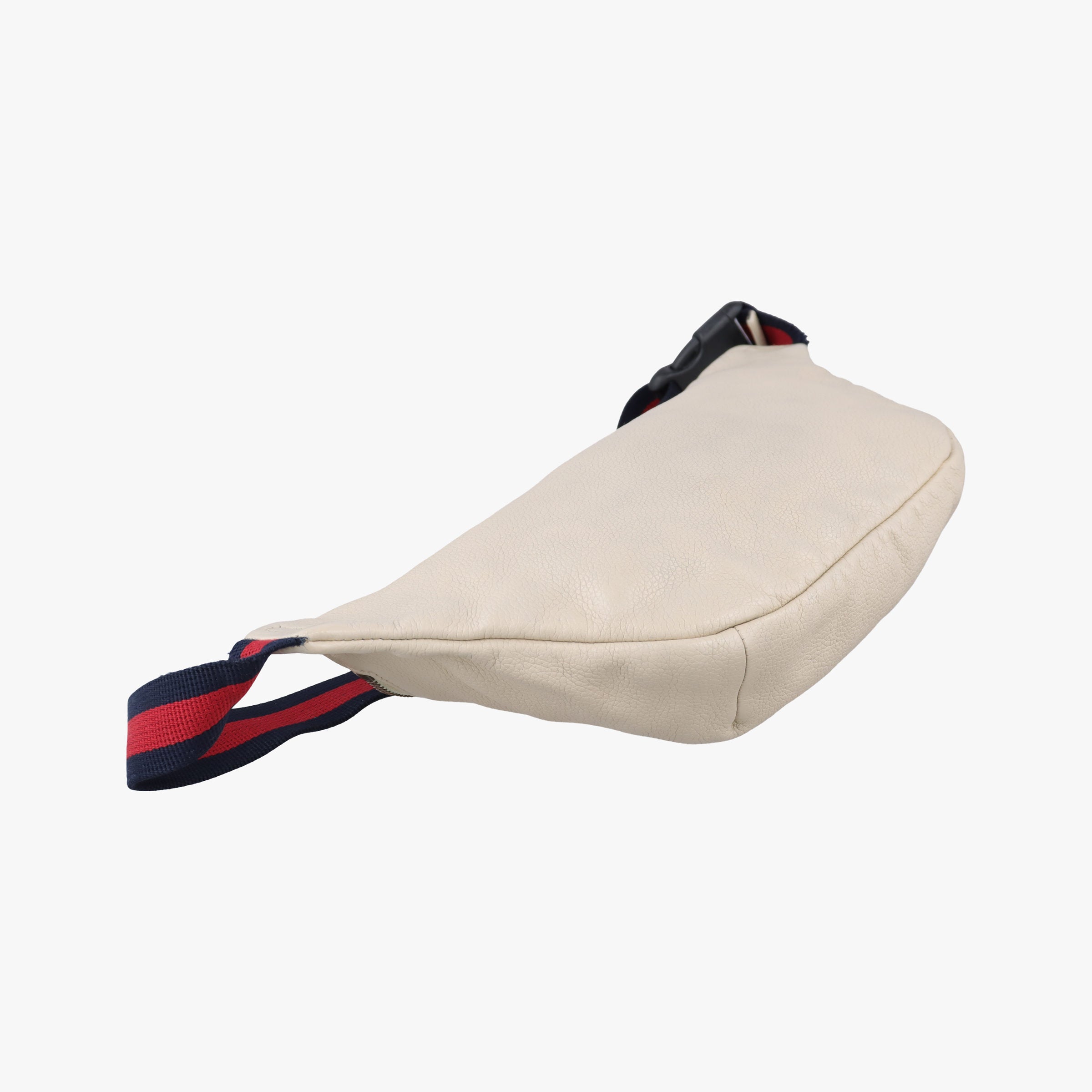 Vintage Gucci Print White Leather 493869 bum bag/waist bag | stylenewstar