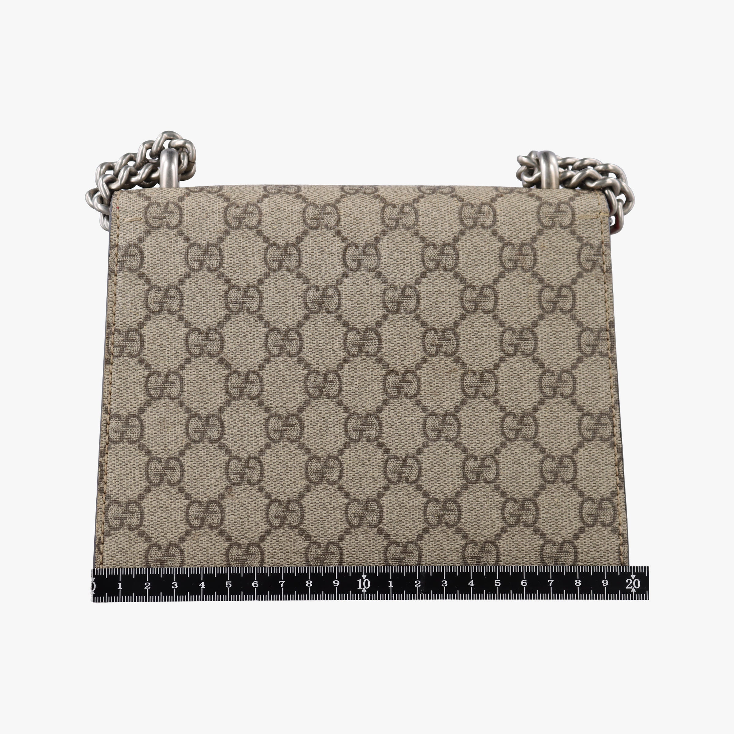 Secondhand Gucci Dionysus beige×red PVC coated canvas × suede 421970 shoulderbag | stylenewstar