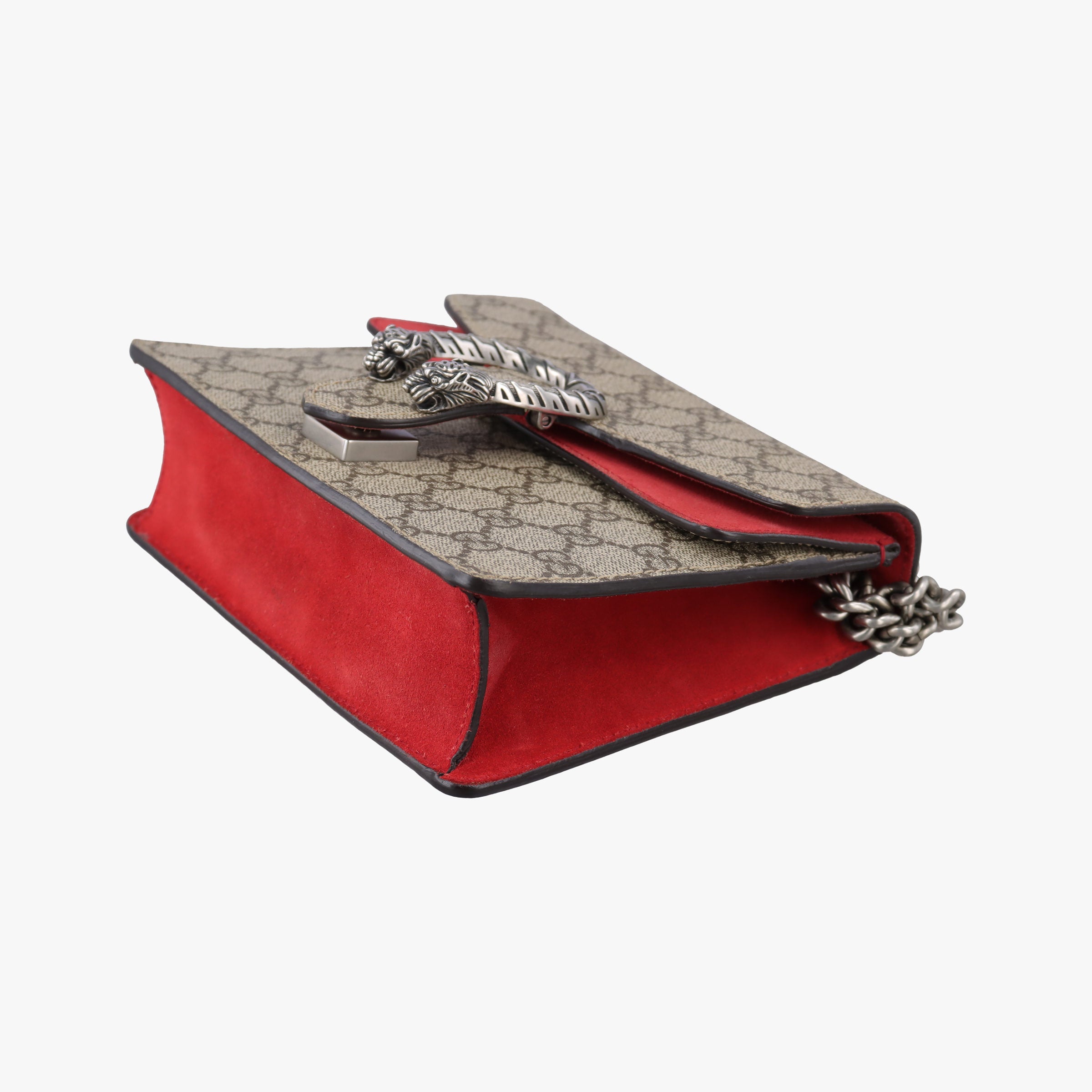 Secondhand Gucci Dionysus beige×red PVC coated canvas × suede 421970 shoulderbag | stylenewstar