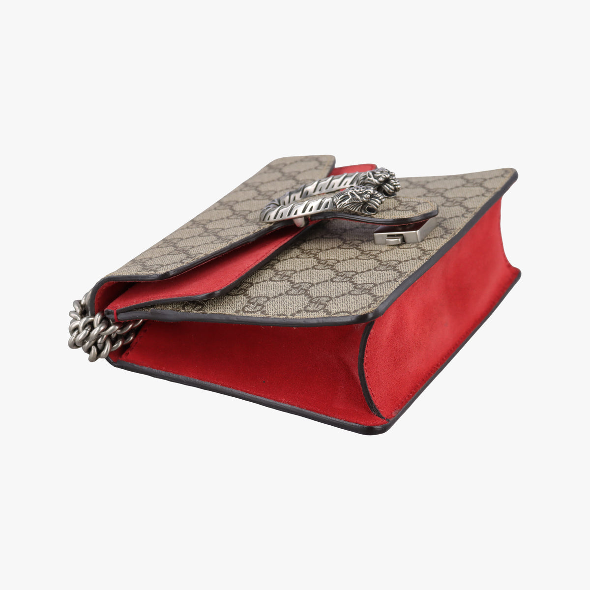 Secondhand Gucci Dionysus beige×red PVC coated canvas × suede 421970 shoulderbag | stylenewstar