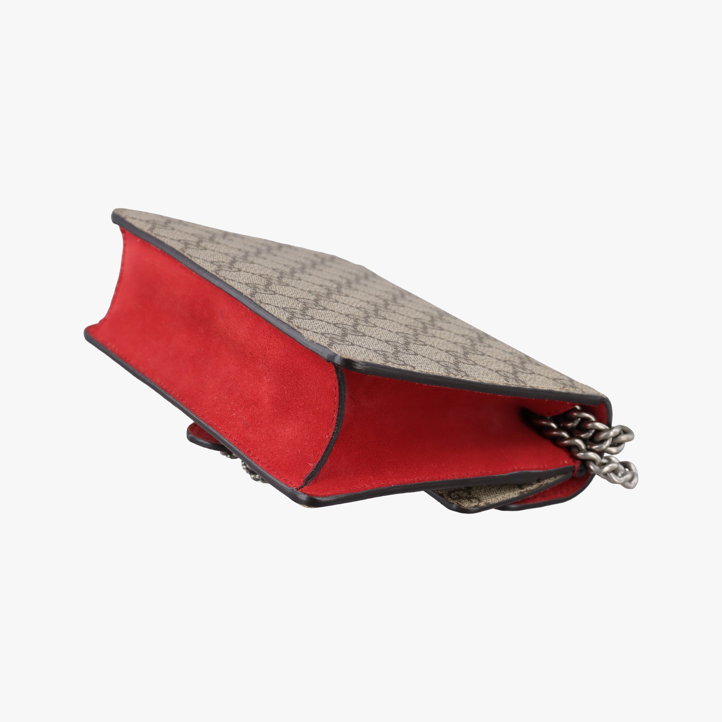 Secondhand Gucci Dionysus beige×red PVC coated canvas × suede 421970 shoulderbag | stylenewstar