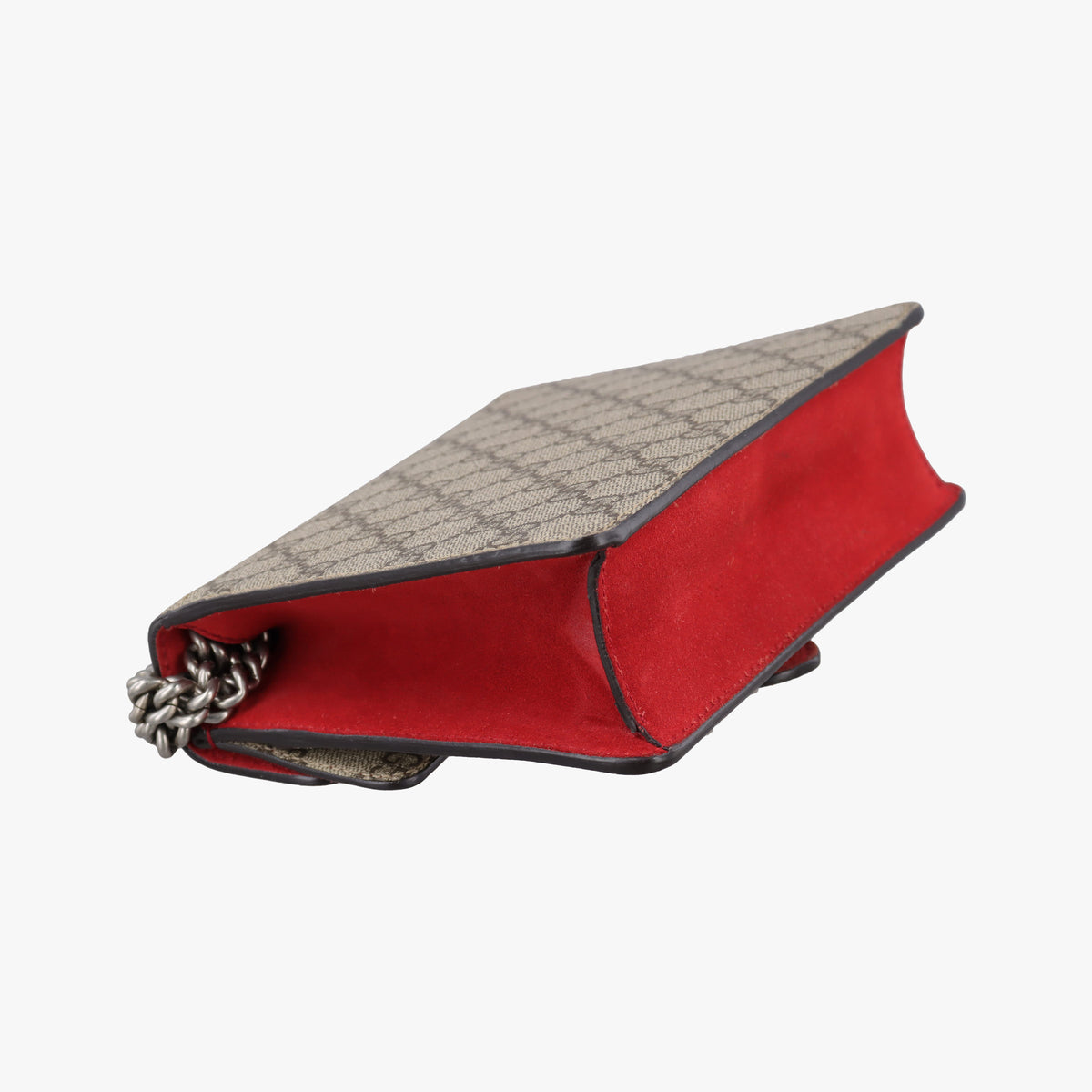 Secondhand Gucci Dionysus beige×red PVC coated canvas × suede 421970 shoulderbag | stylenewstar