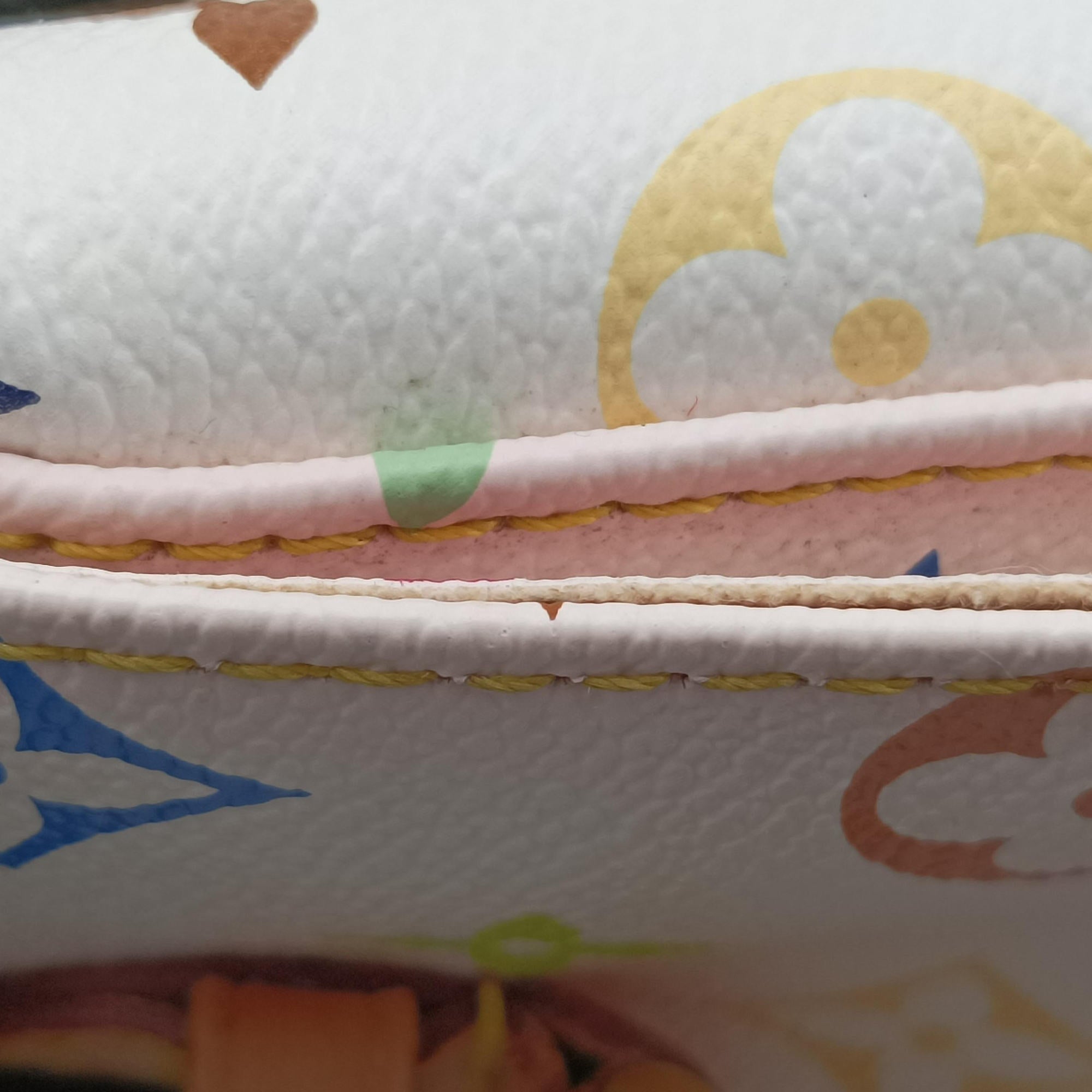 Pre-owned Louis Vuitton Petit NOe white Monogram Multicolor M42229 shoulderbag | stylenewstar