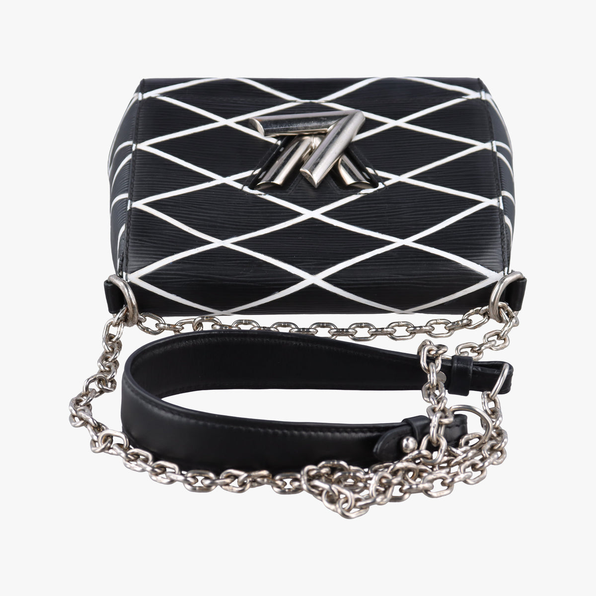 Vintage Louis Vuitton Twist Maltage Noir×White Epi M50525 shoulderbag | stylenewstar