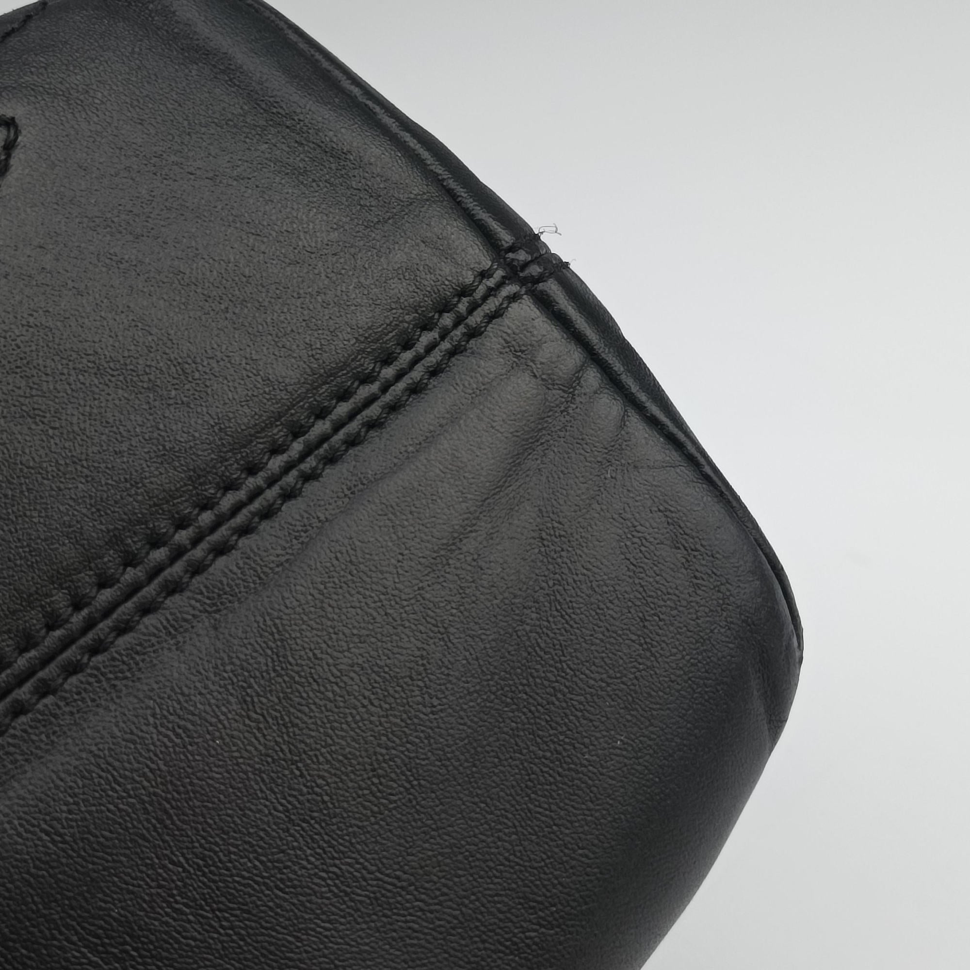 Vintage Loewe Anagram Knot Black Nappa Leather  handbag | stylenewstar