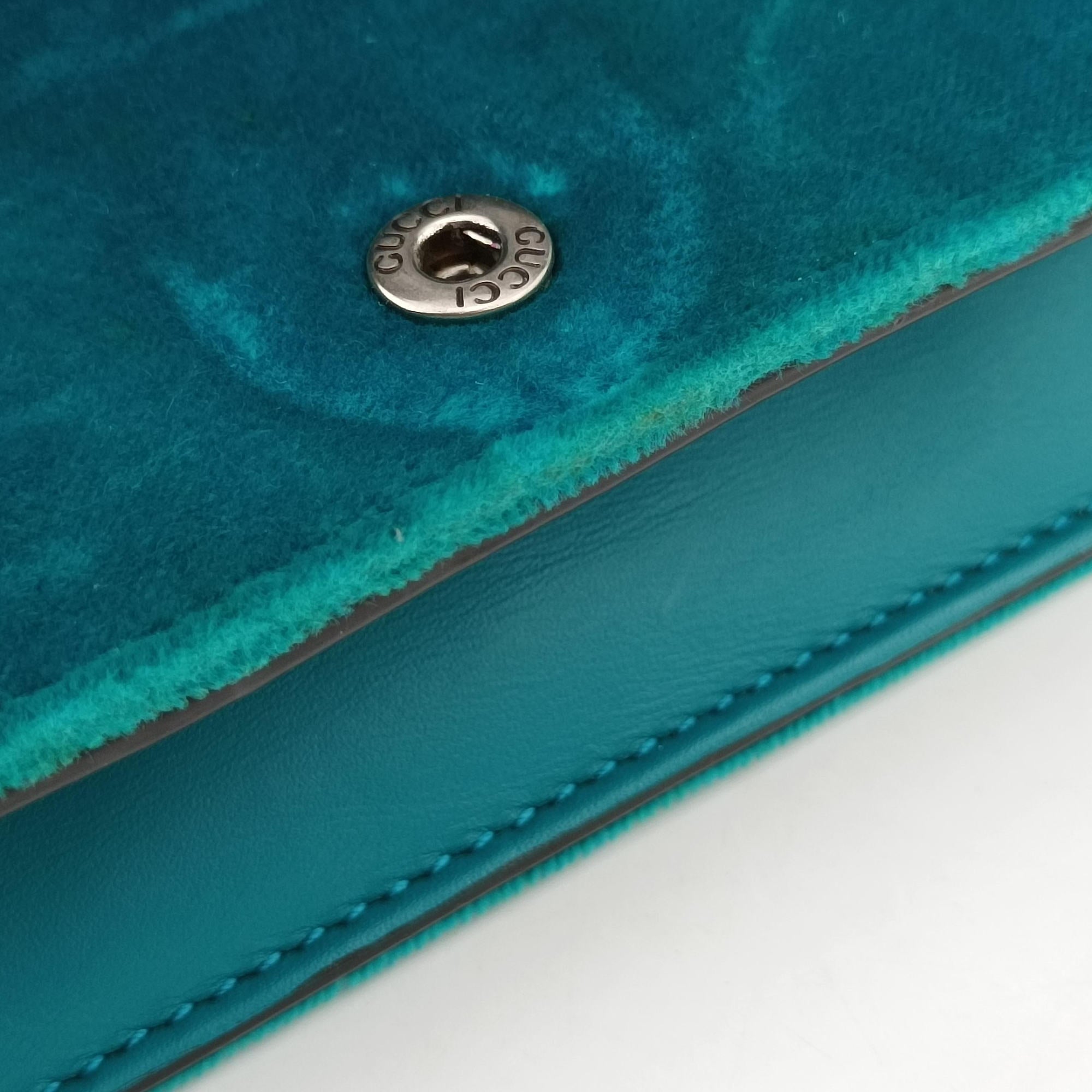 Vintage Gucci Dionysus Green velour 476432 shoulderbag | stylenewstar
