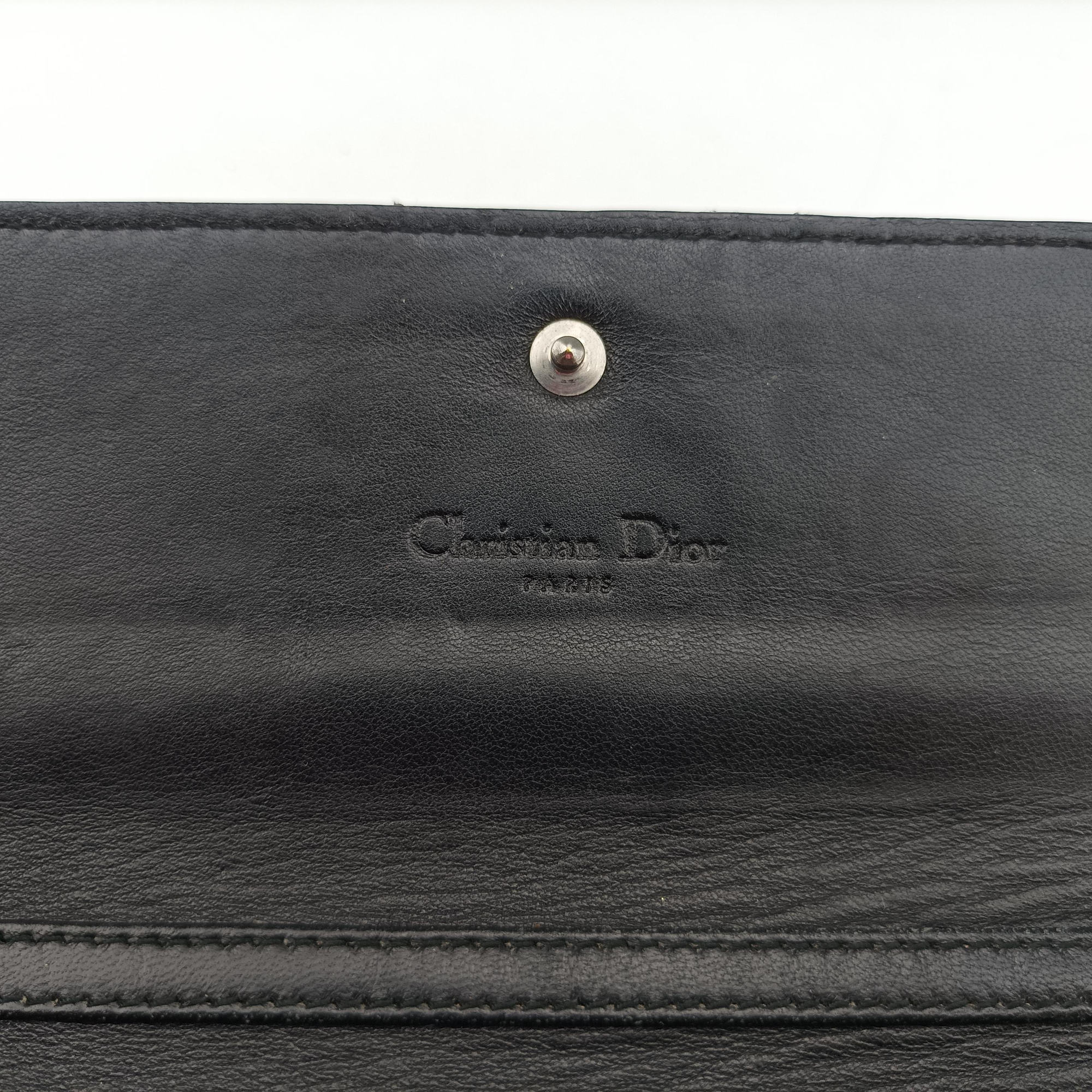 Pre-owned Christian Dior Lady Dior Cannage Black Patent Leather  handbag | stylenewstar
