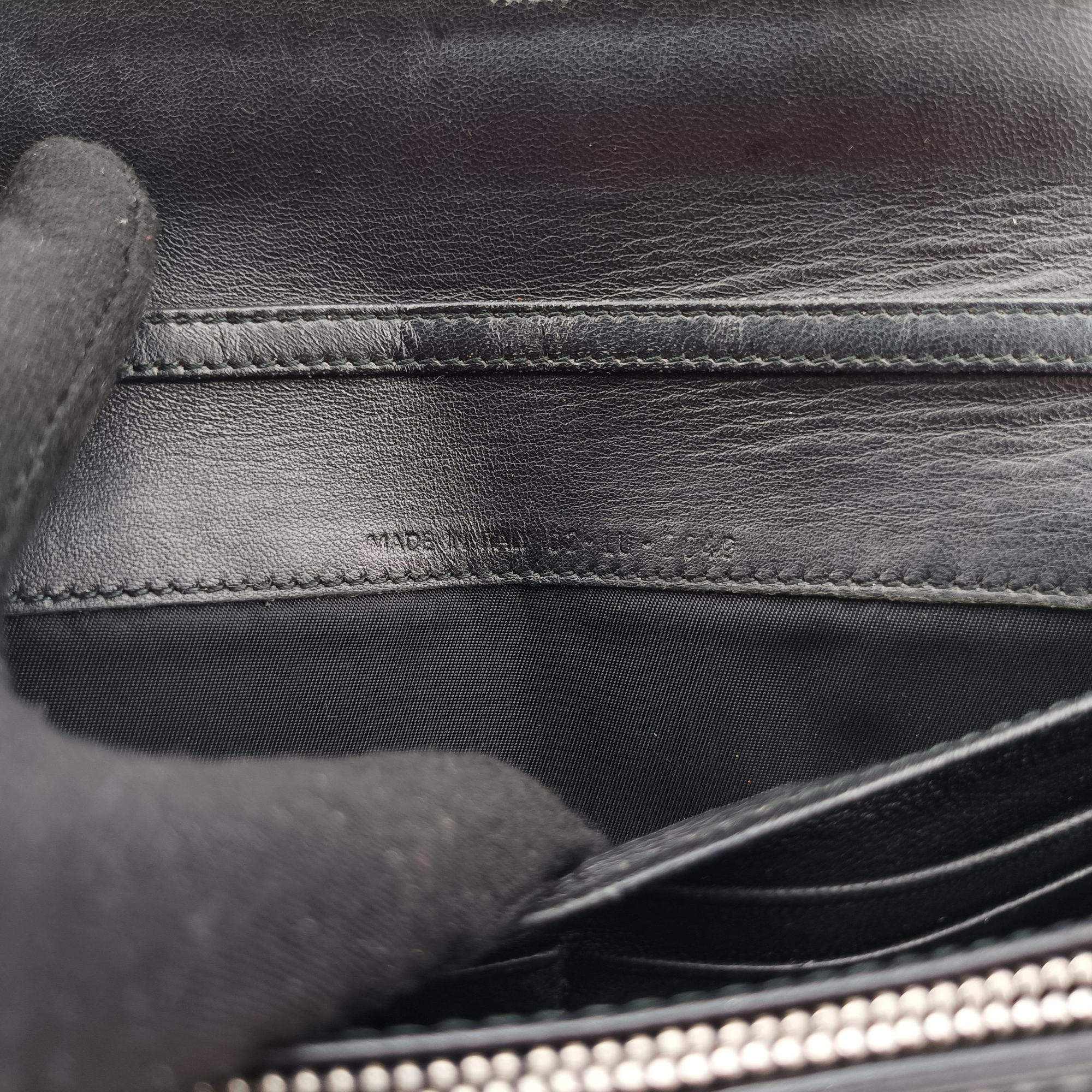 Pre-owned Christian Dior Lady Dior Cannage Black Patent Leather  handbag | stylenewstar