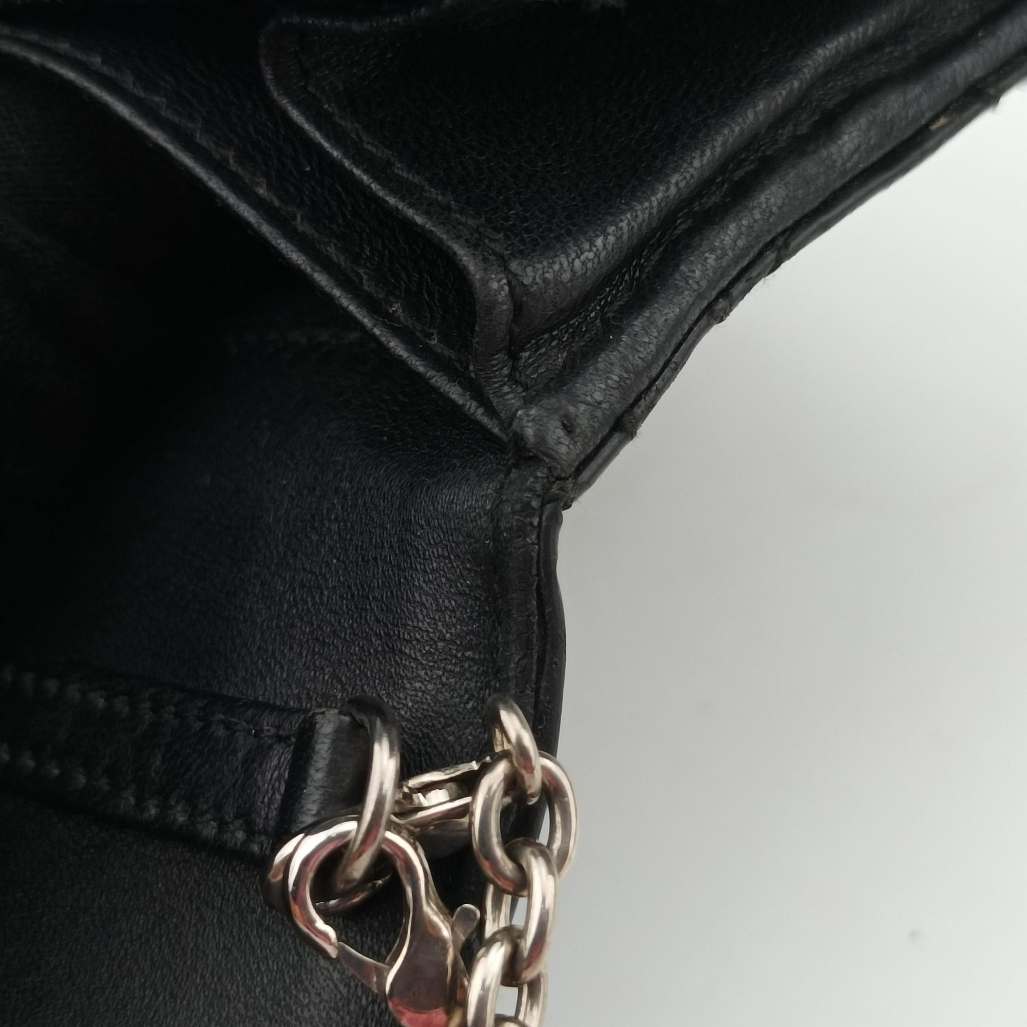 Pre-owned Christian Dior Lady Dior Cannage Black Patent Leather  handbag | stylenewstar